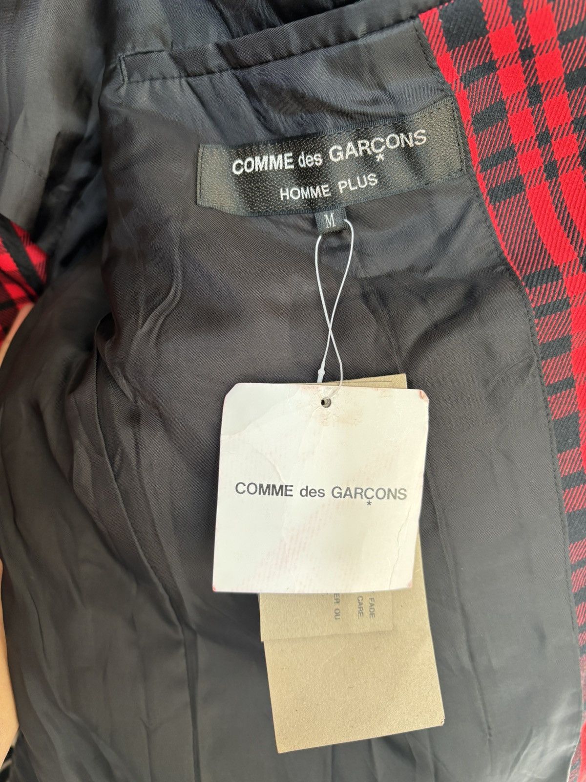 Comme des Garcons Homme Plus Comme Des Garcons Homme Plus - Check Printed Jacket Size US M / EU 48-50 / 2 - 6 Thumbnail