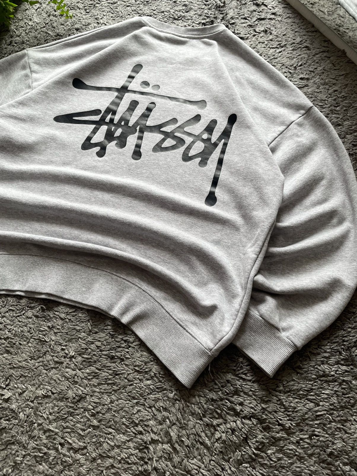 Stussy × Vintage 00s Stüssy Sweatshirt Streetwear Vintage Big Logo Rare Y2k Size US L / EU 52-54 / 3 - 5 Thumbnail