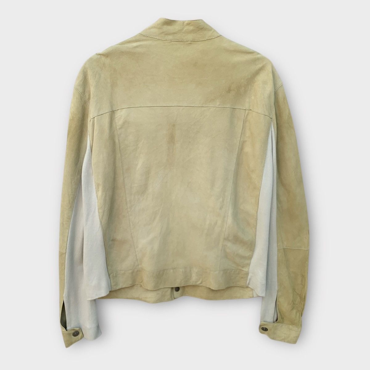 Emporio Armani SS2007 EMPORIO ARMANI BIKER SUEDE LEATHER JACKET Size US S / EU 44-46 / 1 - 2 Thumbnail