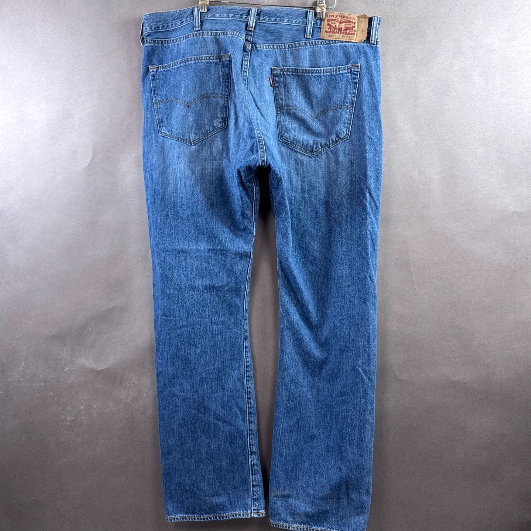 Levi's Levi's 501 Jeans Mens 40x32 Blue Denim Jeans Button Fly Vintage No Size US 40 / EU 56 - 3 Thumbnail