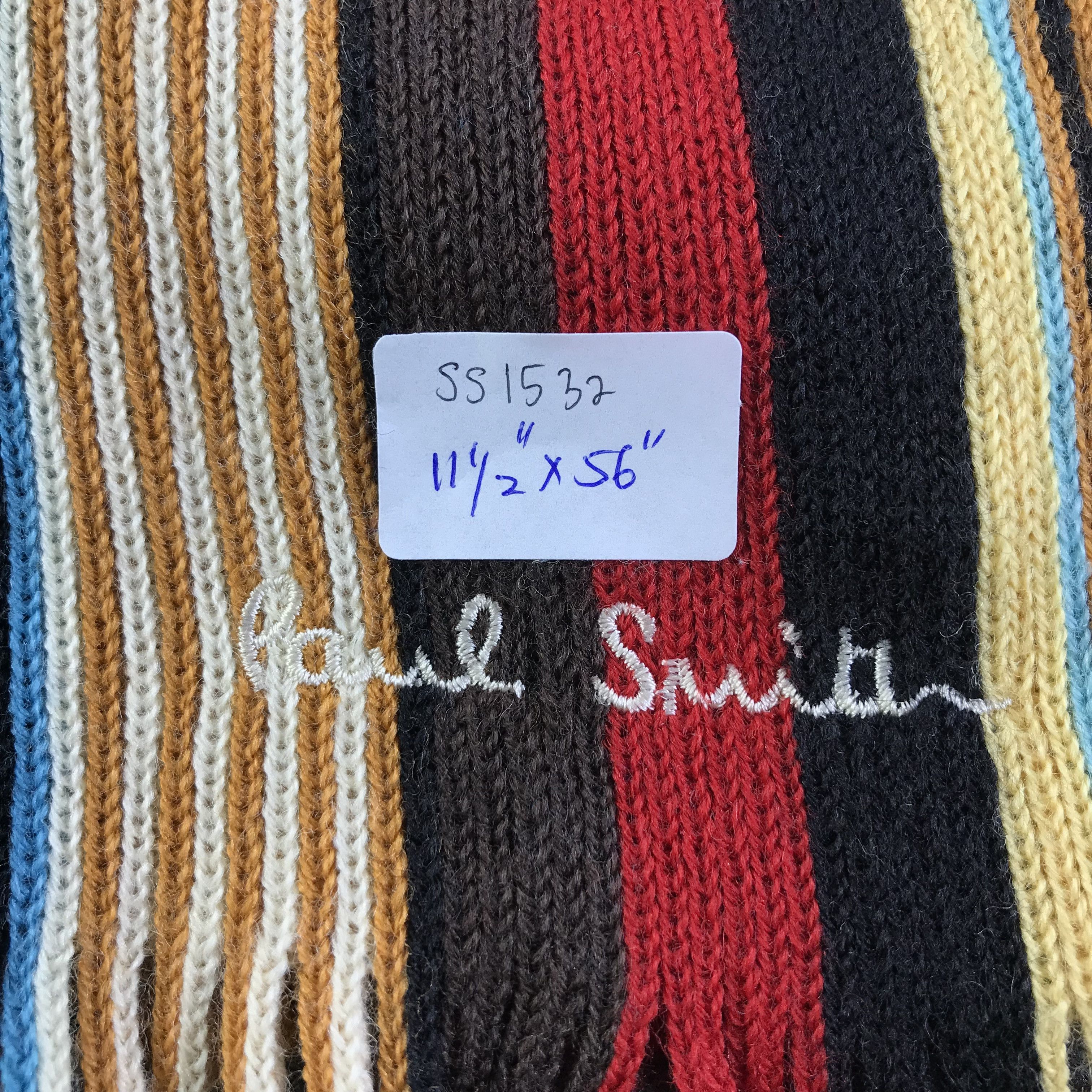 Paul Smith Paul Smith Multicolor Scarf / Muffler / Neckwear SS1532 Size ONE SIZE - 7 Thumbnail