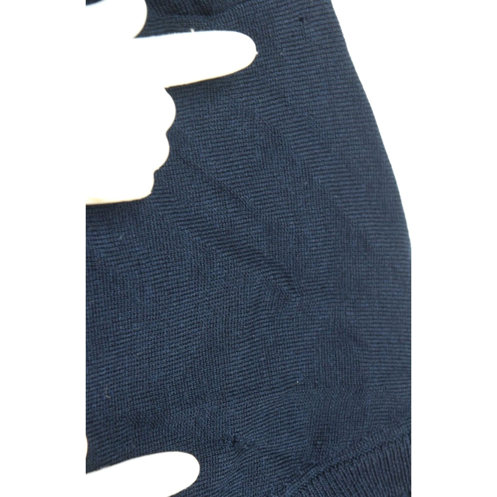 Brooks Brothers Brooks Brothers SaxXon Wool Sweater Navy Blue Long Sleeve V-Neck Mens Large L Pullover Knit Size US L / EU 52-54 / 3 - 7 Thumbnail