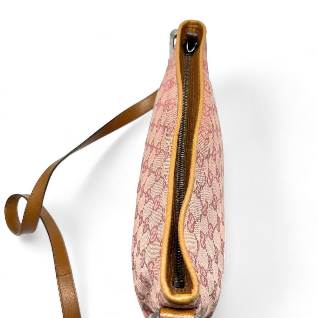 Gucci Gucci - Pink Shoulder Bag Crossbody Leather Canvas Size ONE SIZE - 5 Thumbnail