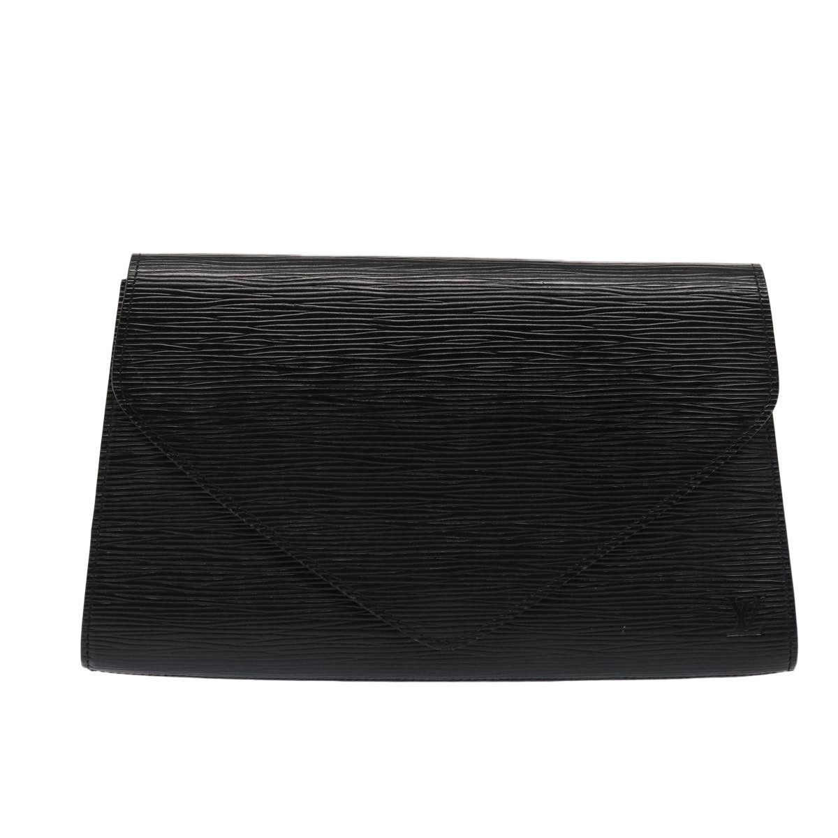 Louis Vuitton Art Déco Black Leather Clutch Bag (Pre-Owned) Size ONE SIZE - 1 Thumbnail