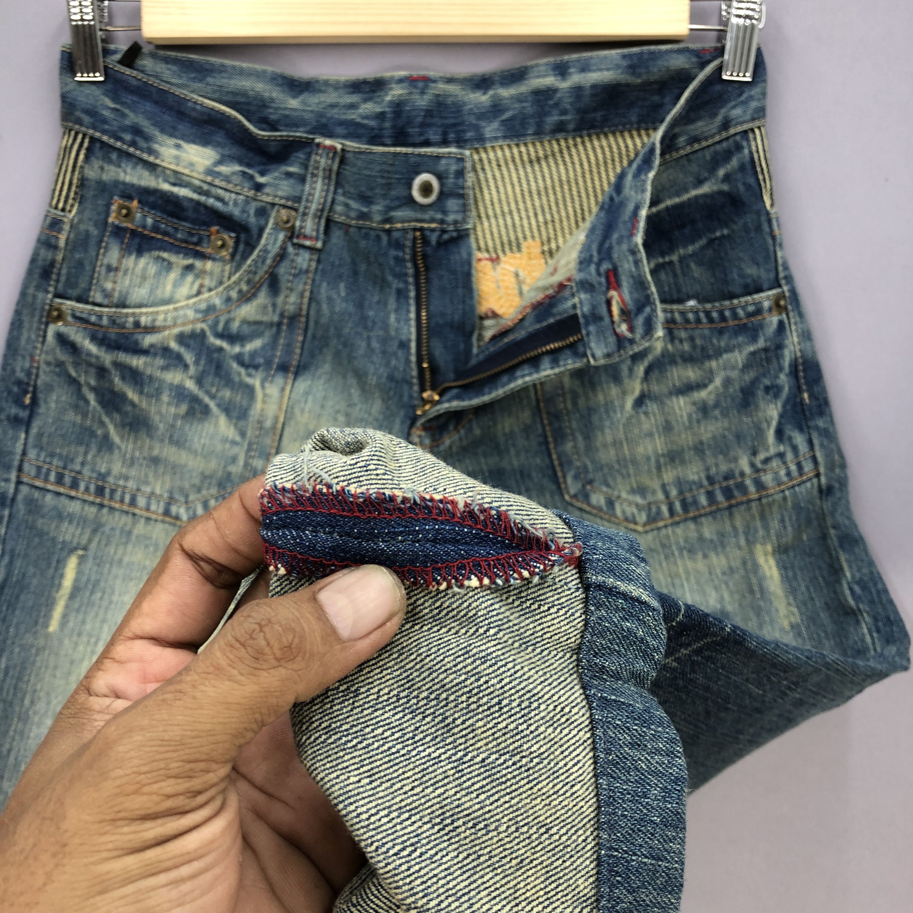 Jean Vintage Copper Smith Distressed Jeans Denim Pants Size US 32 / EU 48 - 8 Thumbnail