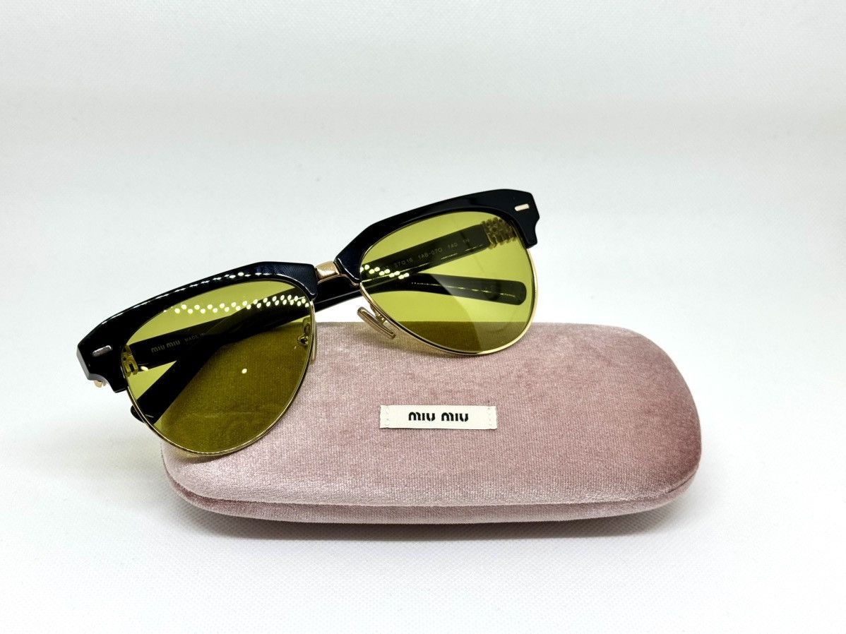 Miu Miu Brand and NEW Miu Miu sunglasses MU 09ZS 1AB07O Size ONE SIZE - 2 Thumbnail