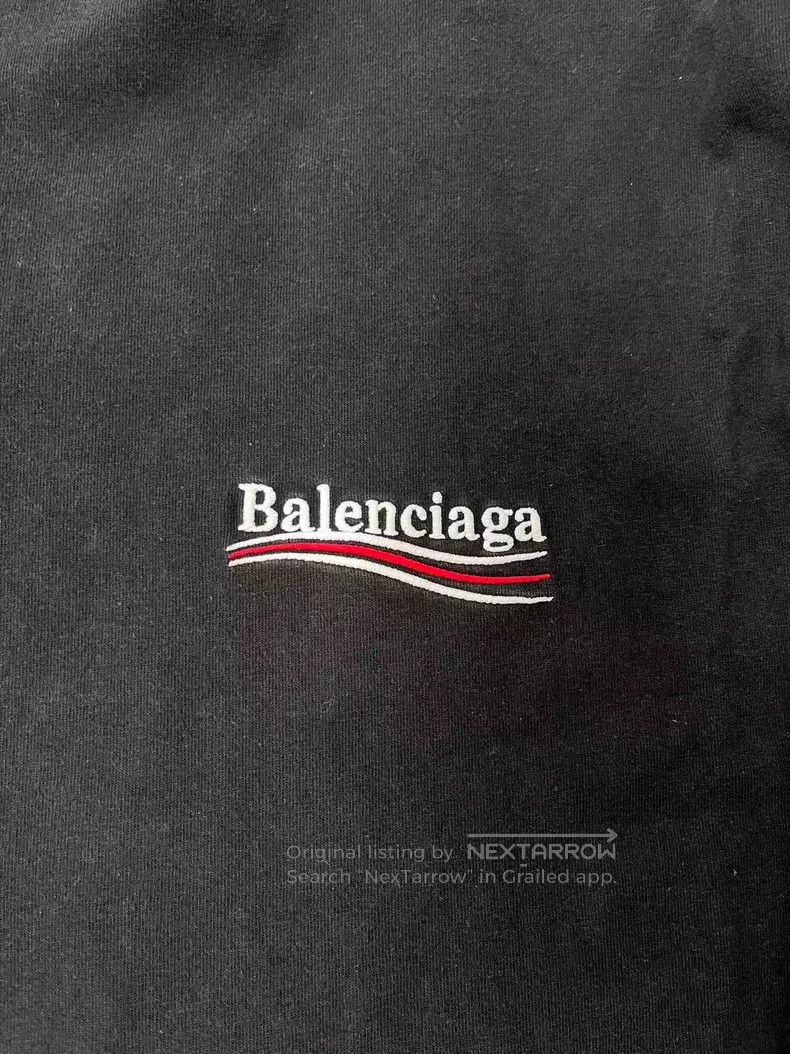 Balenciaga Balenciaga Emblem Logo Letter Embroidered Fake Two-Piece L Size US XL / EU 56 / 4 - 3 Thumbnail