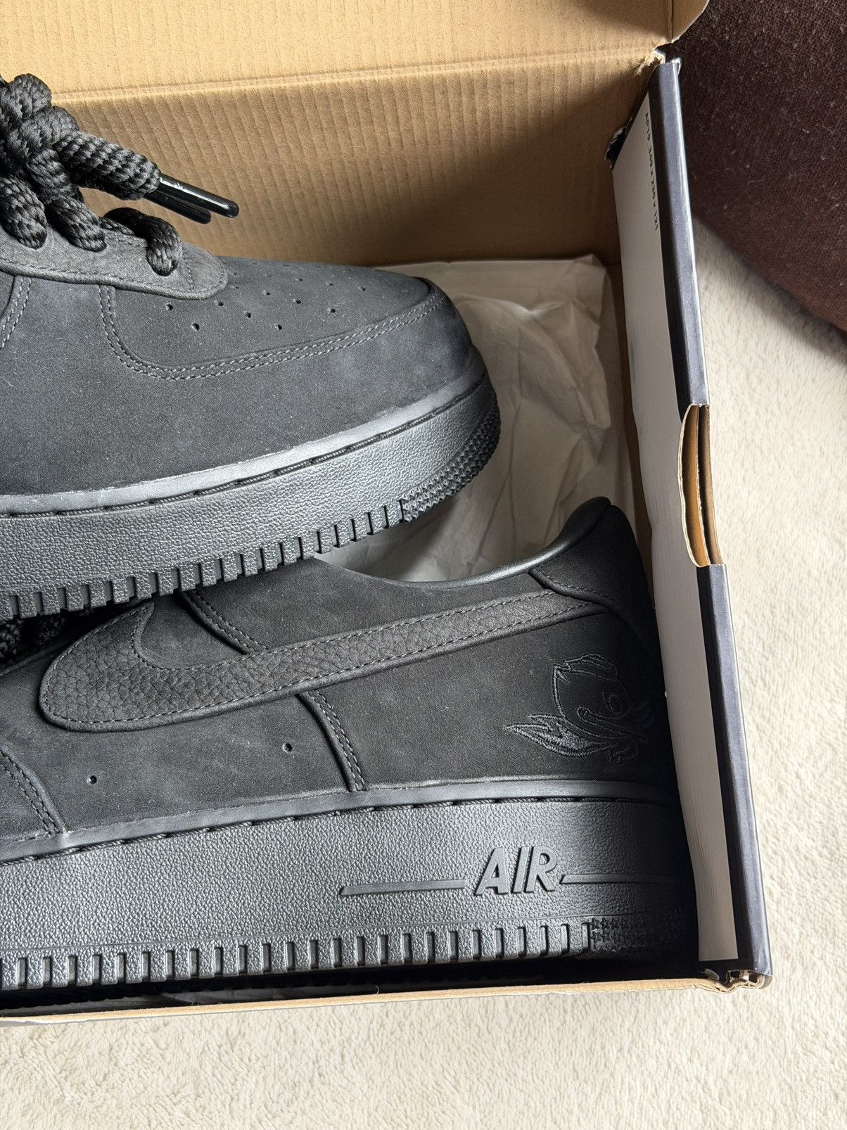 Nike Nike Air Force 1 Stealth Premium Oregon PE Size US 14 / EU 47 - 2 Thumbnail
