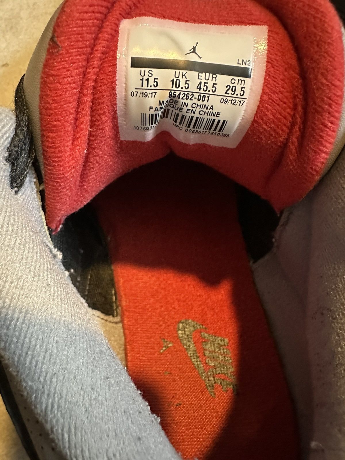 Nike jordan cement 3 Size US 11.5 / EU 44-45 - 6 Thumbnail