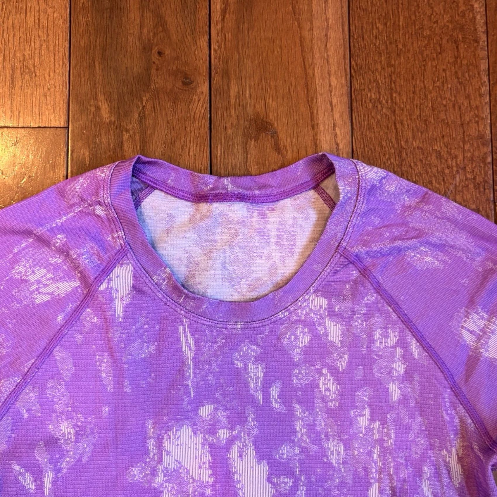 Lululemon Lululemon Womens Swiftly Tech Shirt 2.0 sz 8 Shadow Bloom Moonlit Magenta Size M / US 6-8 / IT 42-44 - 5 Thumbnail