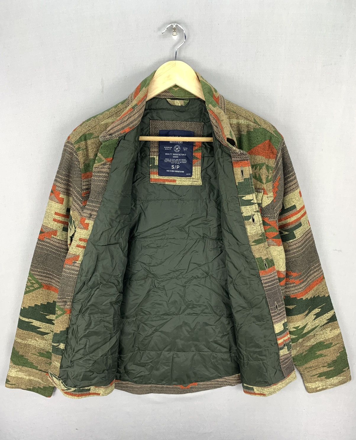 American Eagle Outfitters Navajo Button Up Flannel Jacket Size US L / EU 52-54 / 3 - 14 Thumbnail