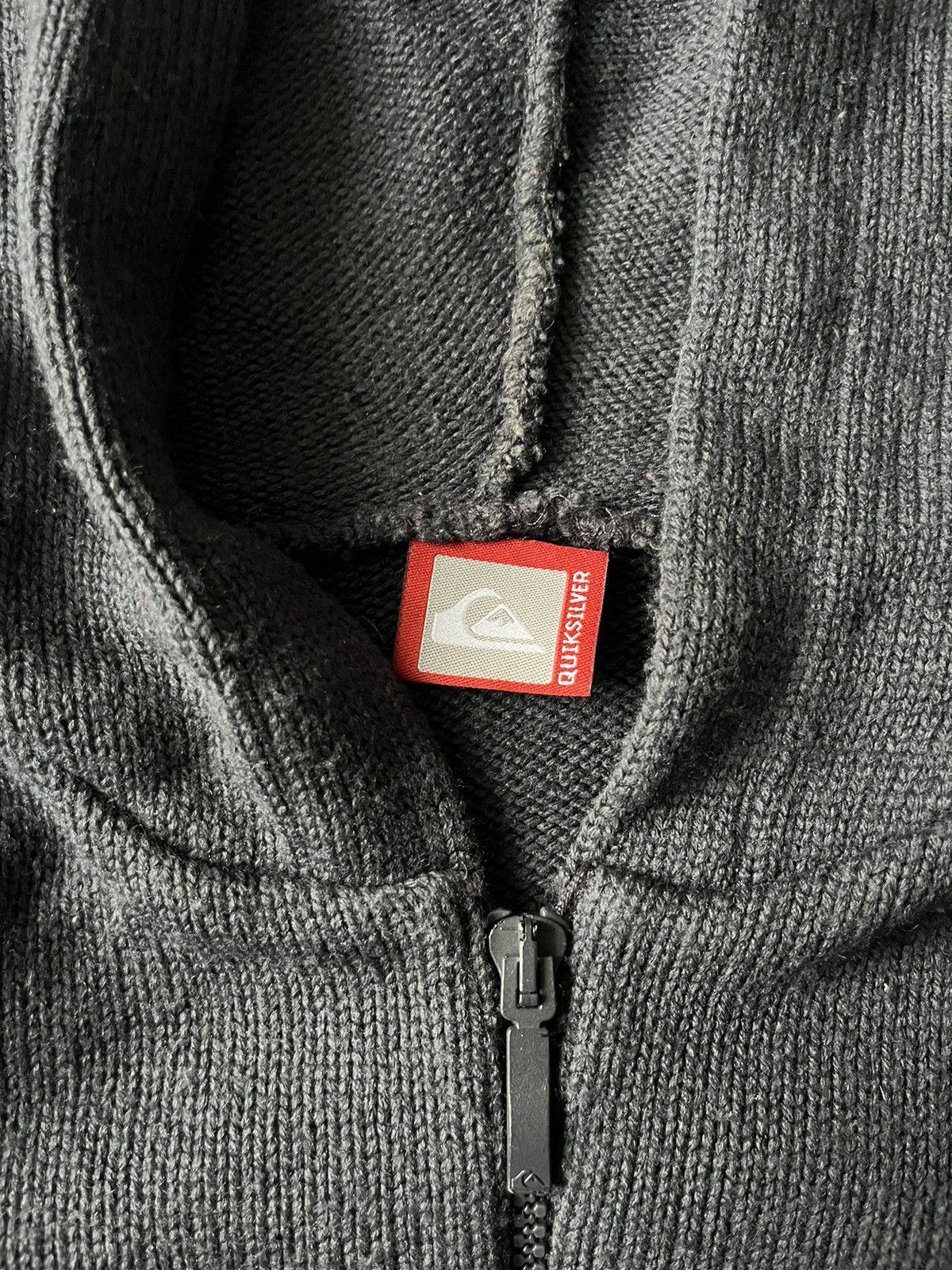 Quiksilver Ventage y2k Quicksilver zip hoodie surfstyle knitwear Size US L / EU 52-54 / 3 - 4 Thumbnail