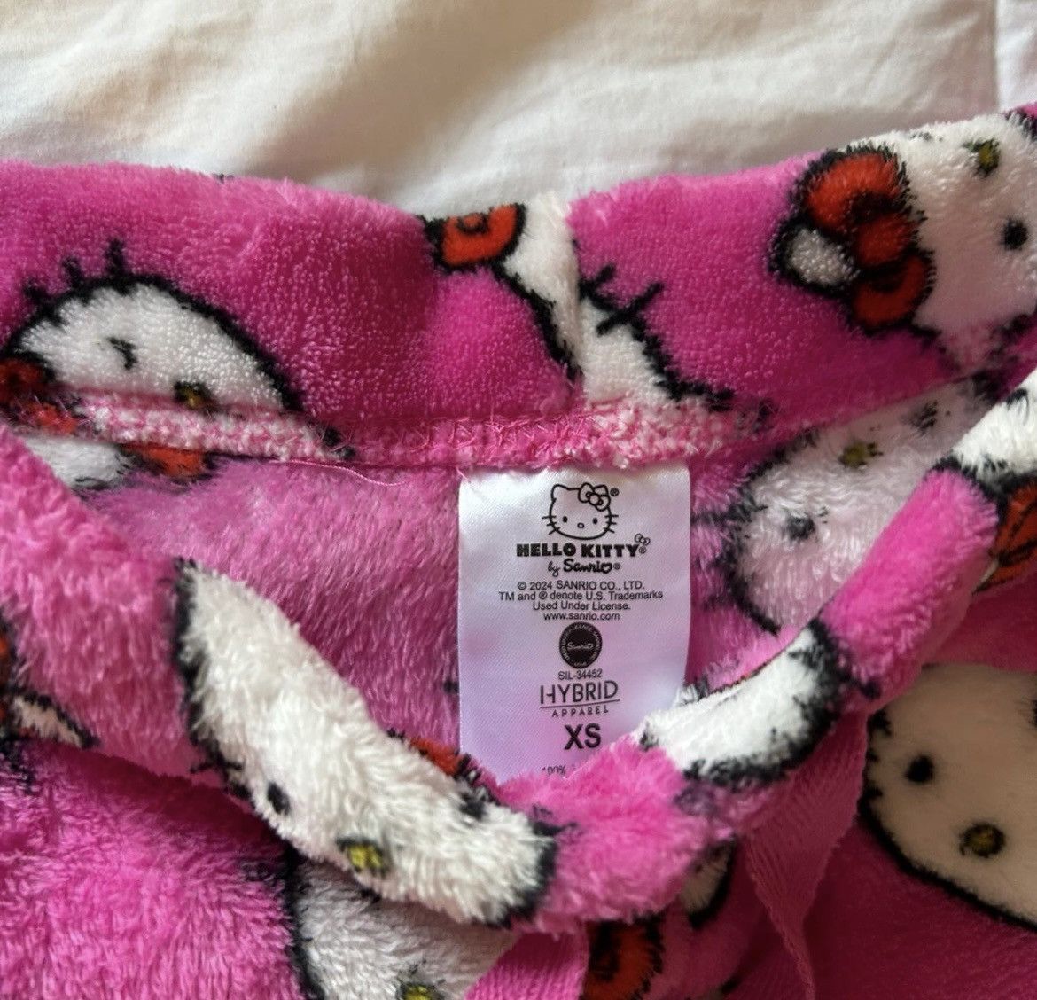 Japanese Brand Hello Kitty PJ Shorts Size 25" / US 0 / IT 36 - 2 Thumbnail