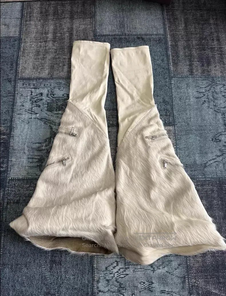 Rick Owens Rick Owens White Horsehair Version Size ONE SIZE - 2 Thumbnail