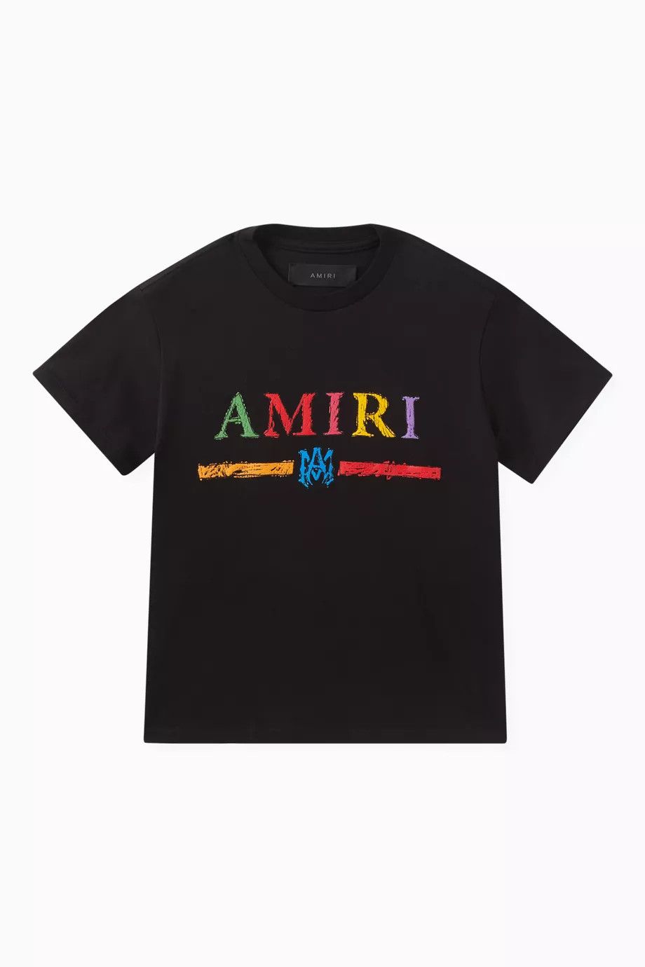 Amiri o1w1db11224 KIDS Crayon Sketch Cotton Jersey T-Shirt Black Size US XXS / EU 40 - 1 Thumbnail