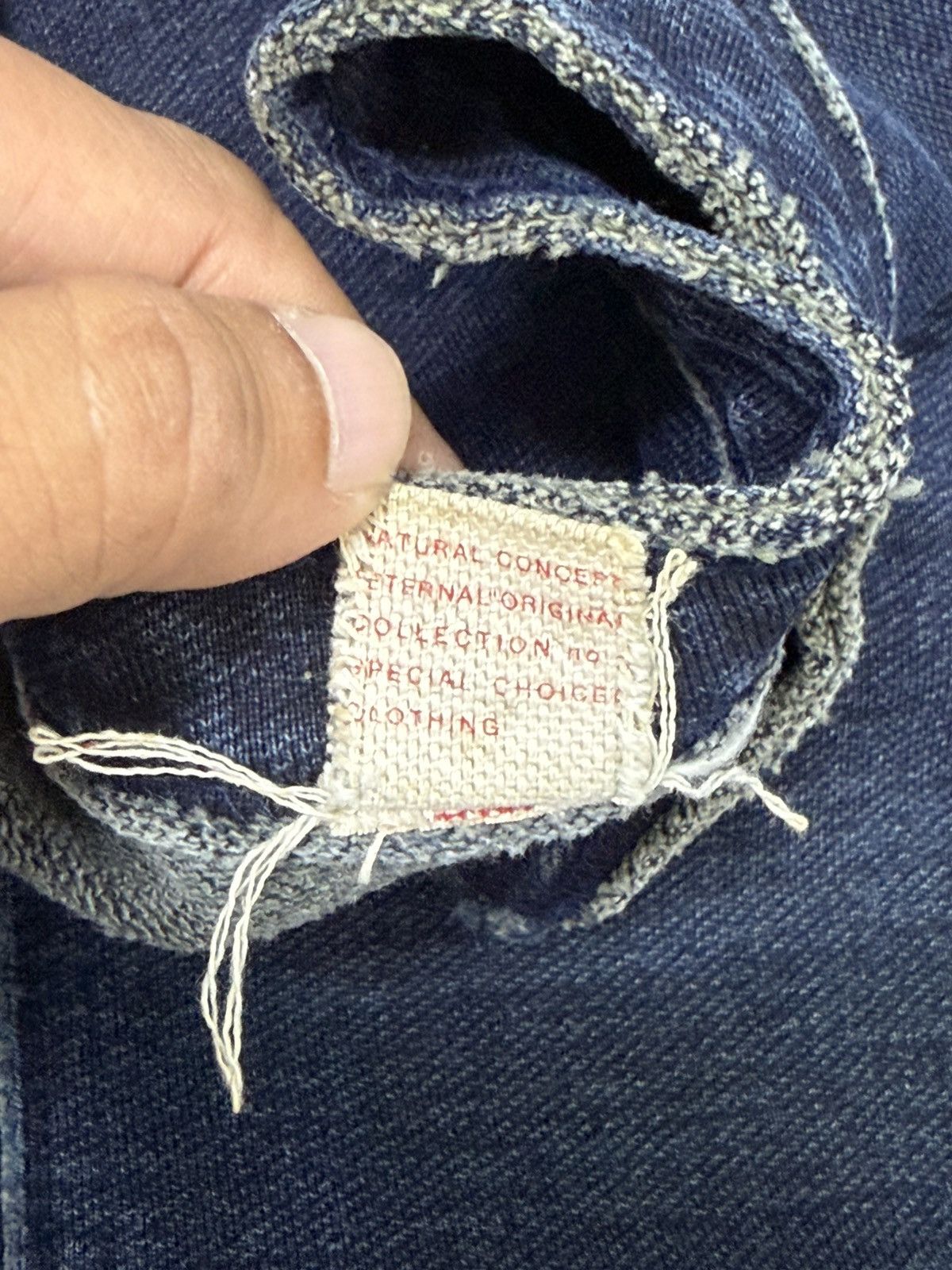 Japanese Brand Indigo Blue Eternal Denim Like Boro Sweater visvim 7🟩3 Size US M / EU 48-50 / 2 - 17 Thumbnail