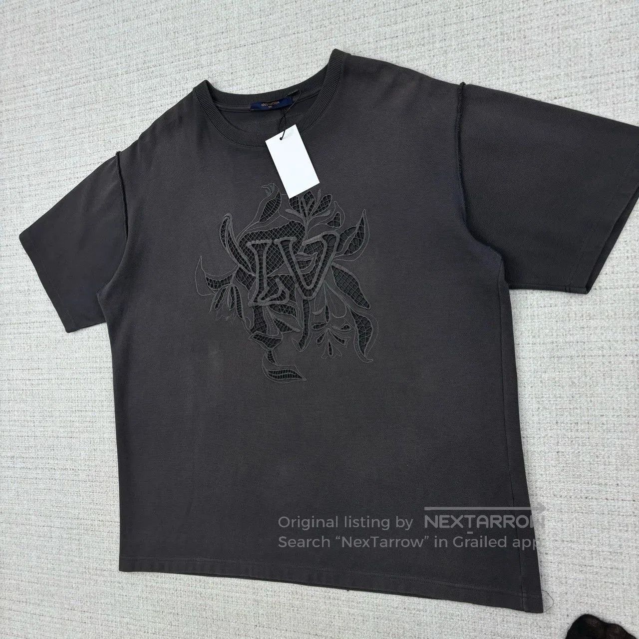 Louis Vuitton Louis Vuitton Floral Cutout Short Sleeve Tee. Size US XXL / EU 58 / 5 - 3 Thumbnail