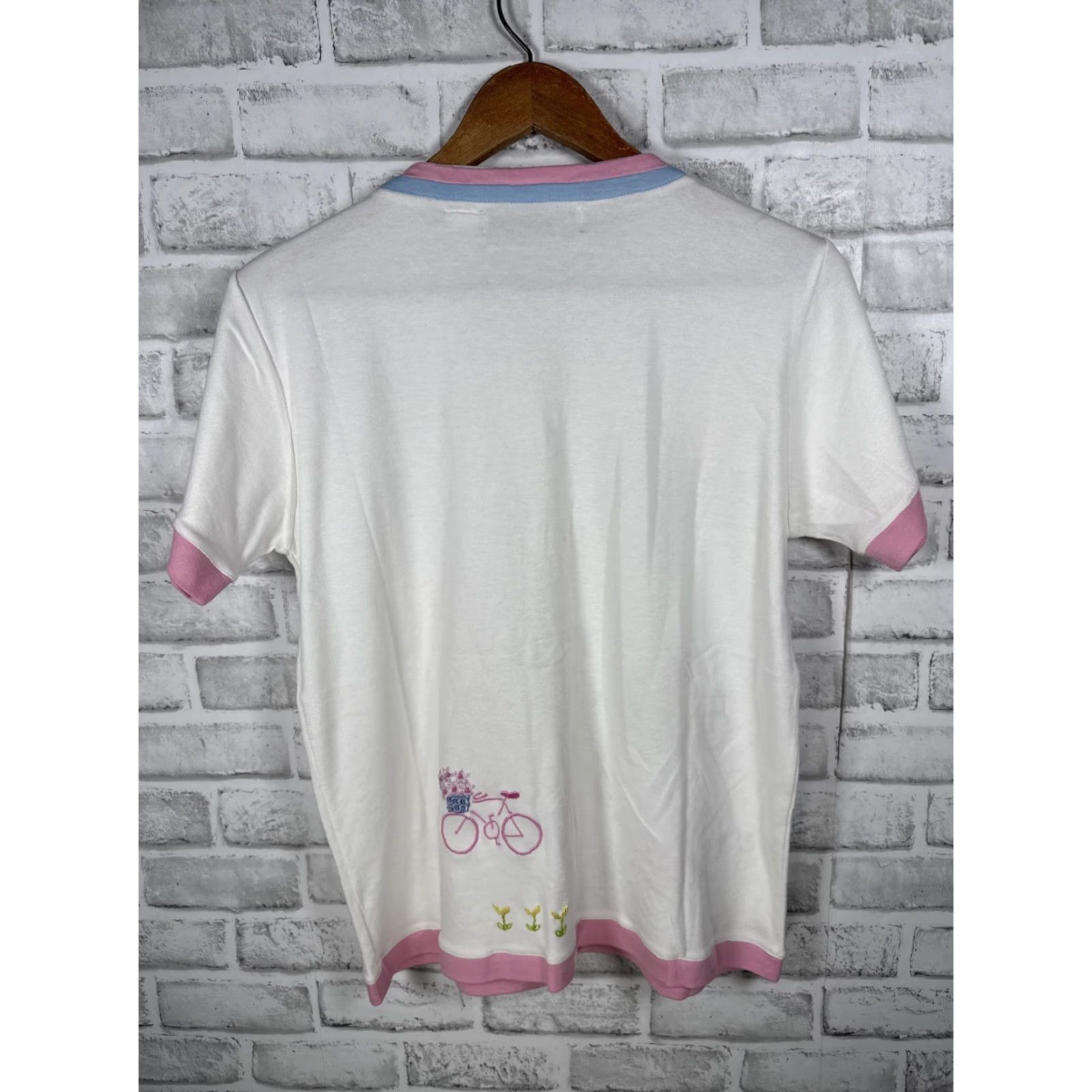 Vintage VINTAGE Storybook Knits Sweater Shirt Embroidered Cardigan Womens S White Size S / US 4 / IT 40 - 8 Thumbnail
