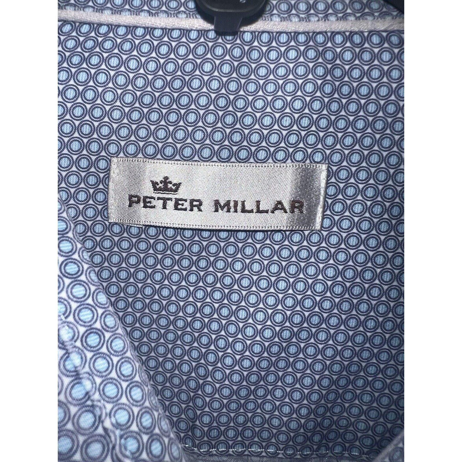 Peter Millar Peter Millar Button Down Shirt Blue Long Sleeve Men’s XL Size US XL / EU 56 / 4 - 2 Thumbnail
