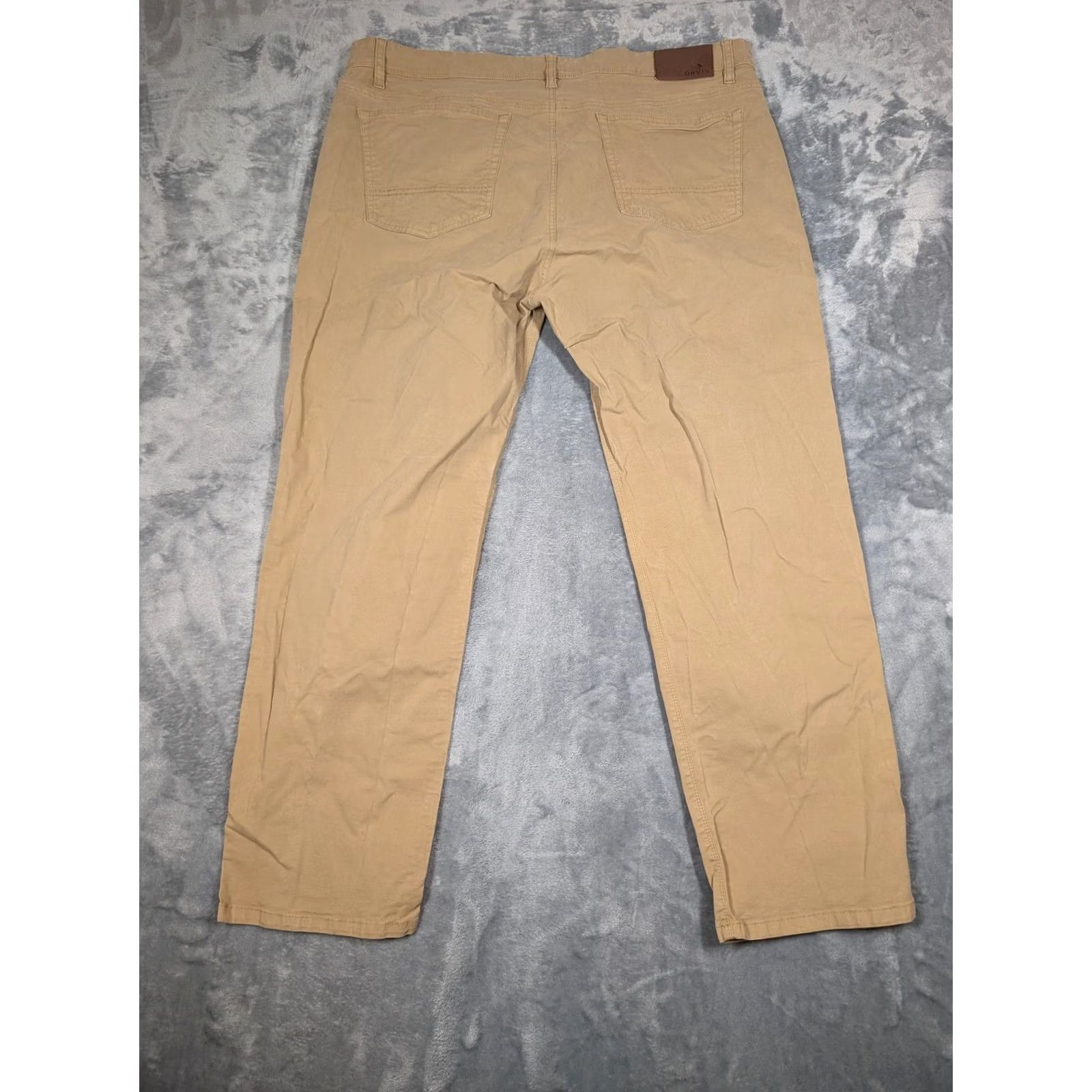 Orvis Orvis Pants Mens 42x30 Beige Five Pocket Canvas Stretch Straight Leg Casual Pants Mens 42 Beige Five Pocket Canvas Stretch Straight Leg Casual Size US 42 / EU 58 - 7 Thumbnail