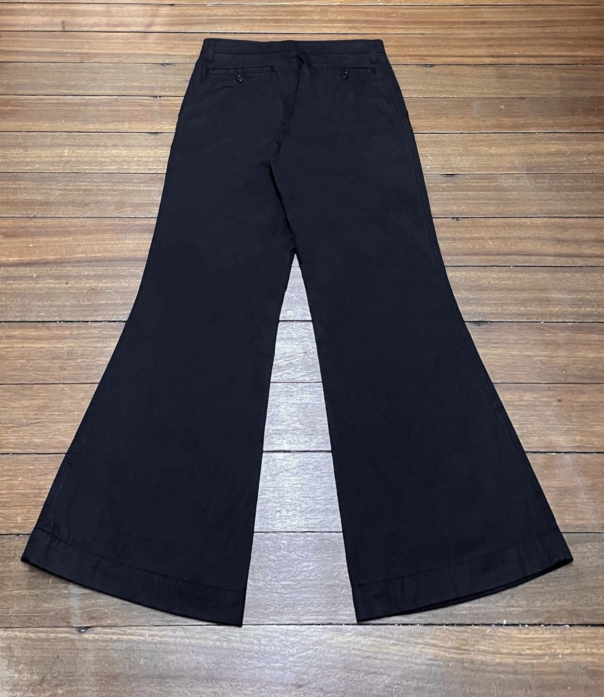 Comme des Garcons AD2002 Vintage Tricot Comme Des Garcons Flared Cropped Pants Size US 29 - 2 Thumbnail