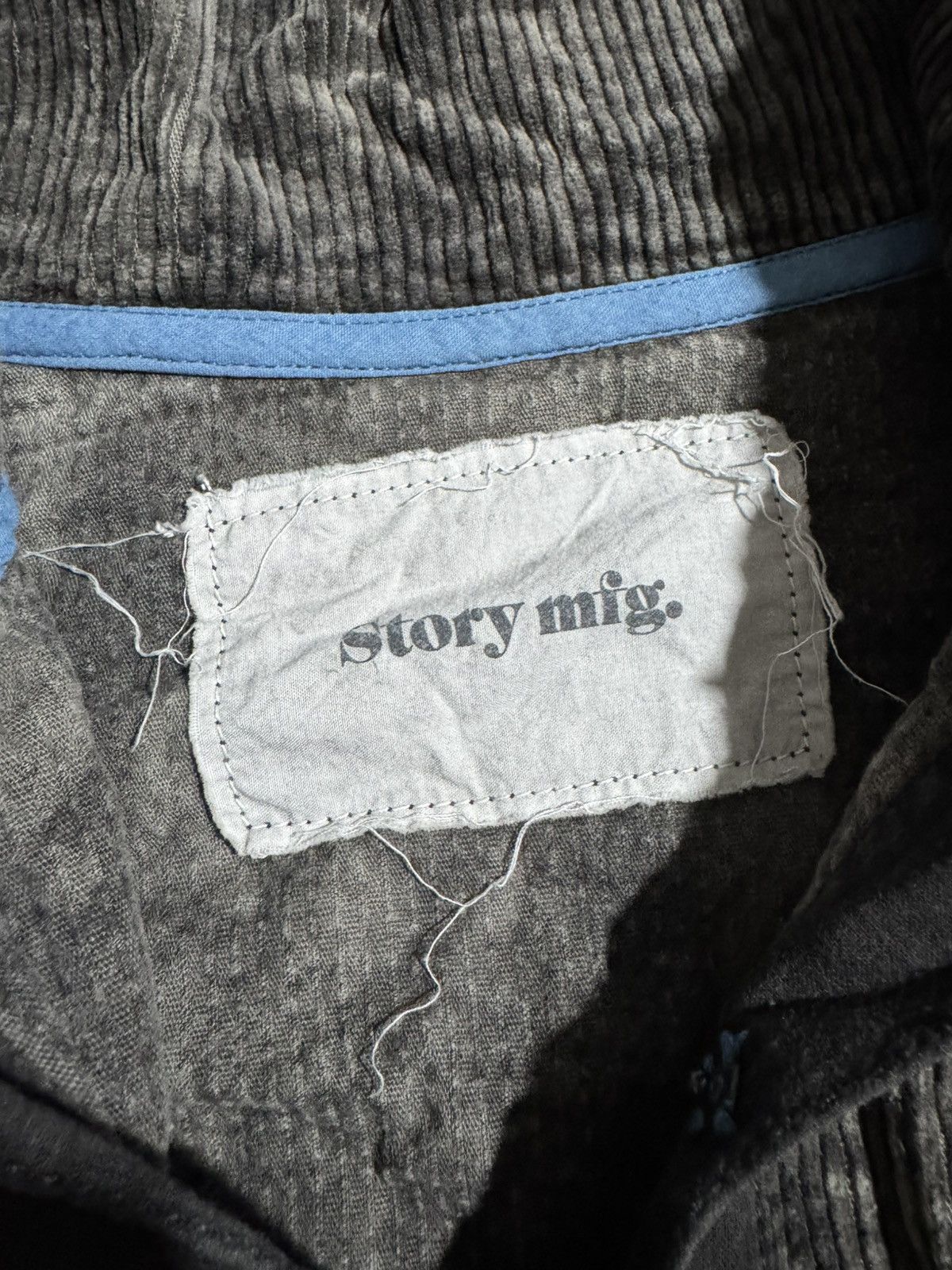 Story Mfg. Organic cotton corduroy crotchet pullover Size US L / EU 52-54 / 3 - 6 Thumbnail
