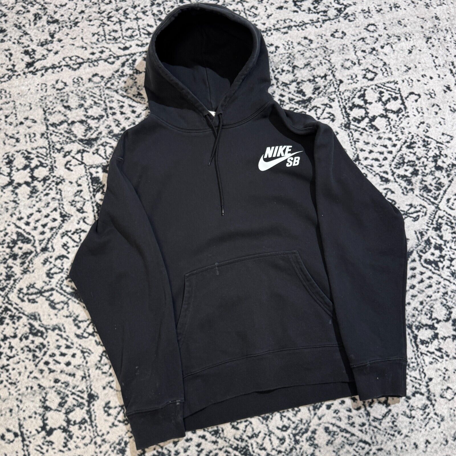 Nike Vintage Nike Unisex Black Cotton Hoodie Size M Y2K Archive Size US M / EU 48-50 / 2 - 3 Thumbnail