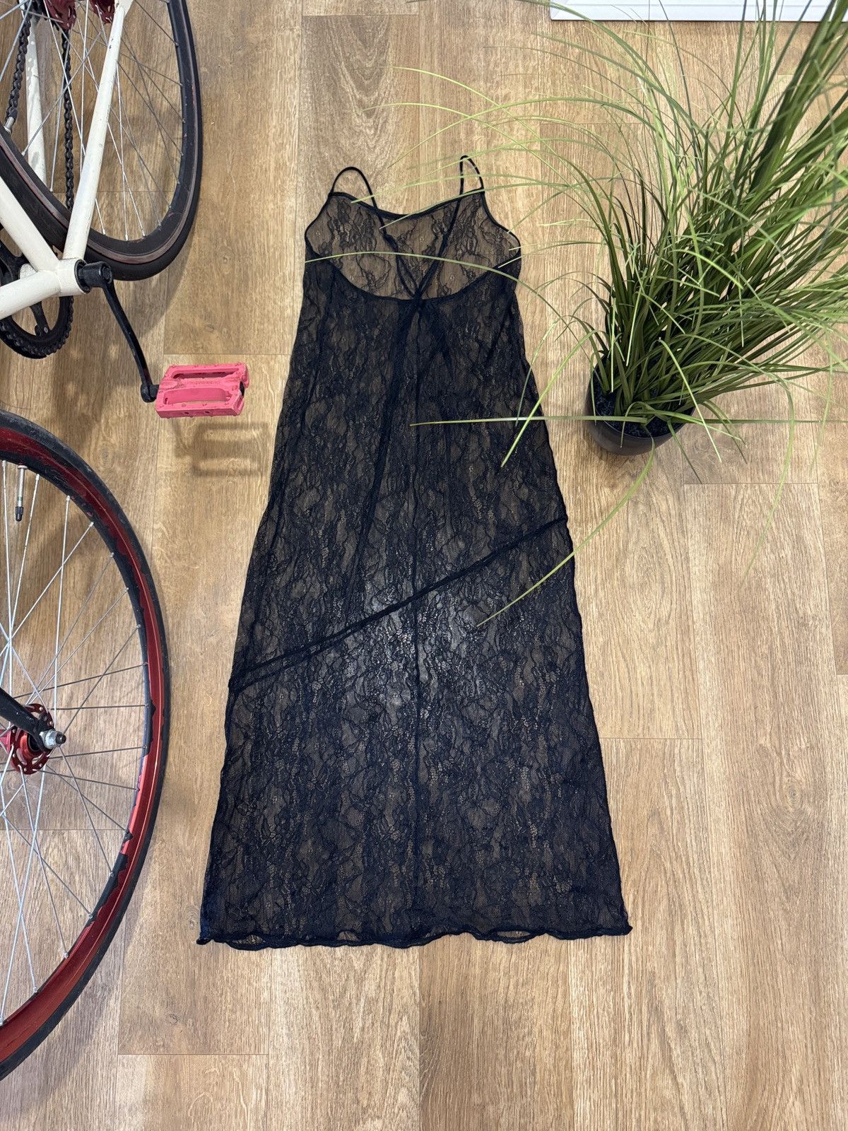 Vintage VINTAGE FULL MESH 2000s GUIPURE MAXI DRESS Size M / US 6-8 / IT 42-44 - 4 Thumbnail
