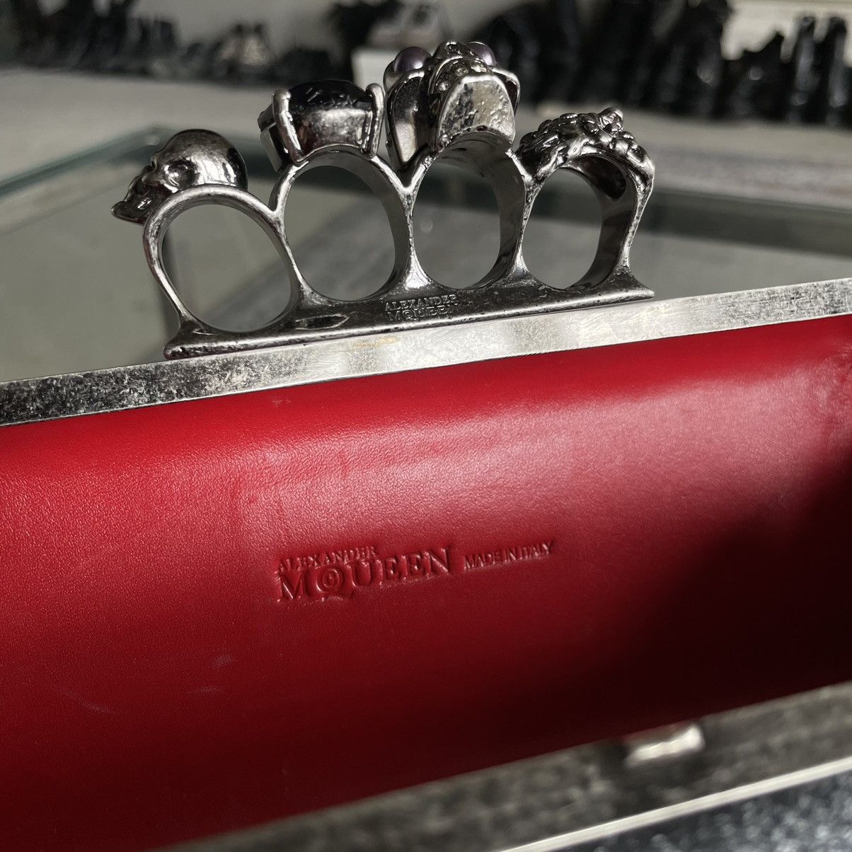 Alexander McQueen Alexander McQueen Knuckles Clutch Size ONE SIZE - 9 Thumbnail