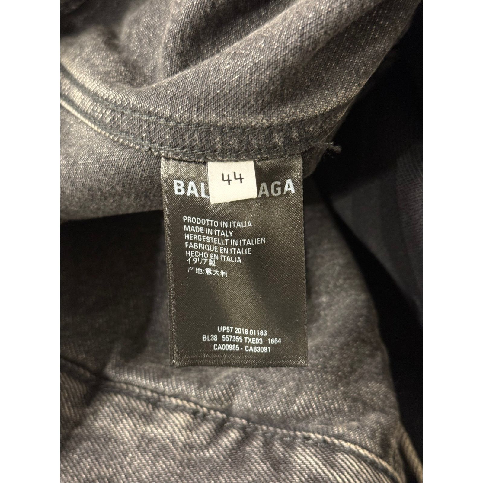 Balenciaga 2018 Balenciaga double layer hybrid denim jacket Size US S / EU 44-46 / 1 - 9 Thumbnail