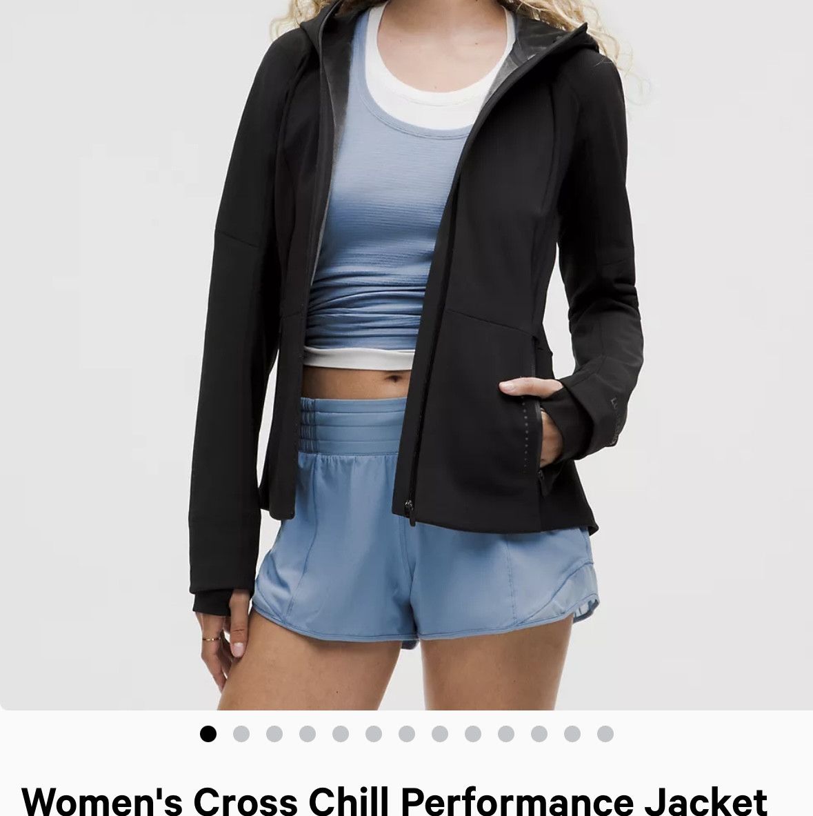 Lululemon Women’s Cross Chill Performance Jacket Size M / US 6-8 / IT 42-44 - 1 Thumbnail