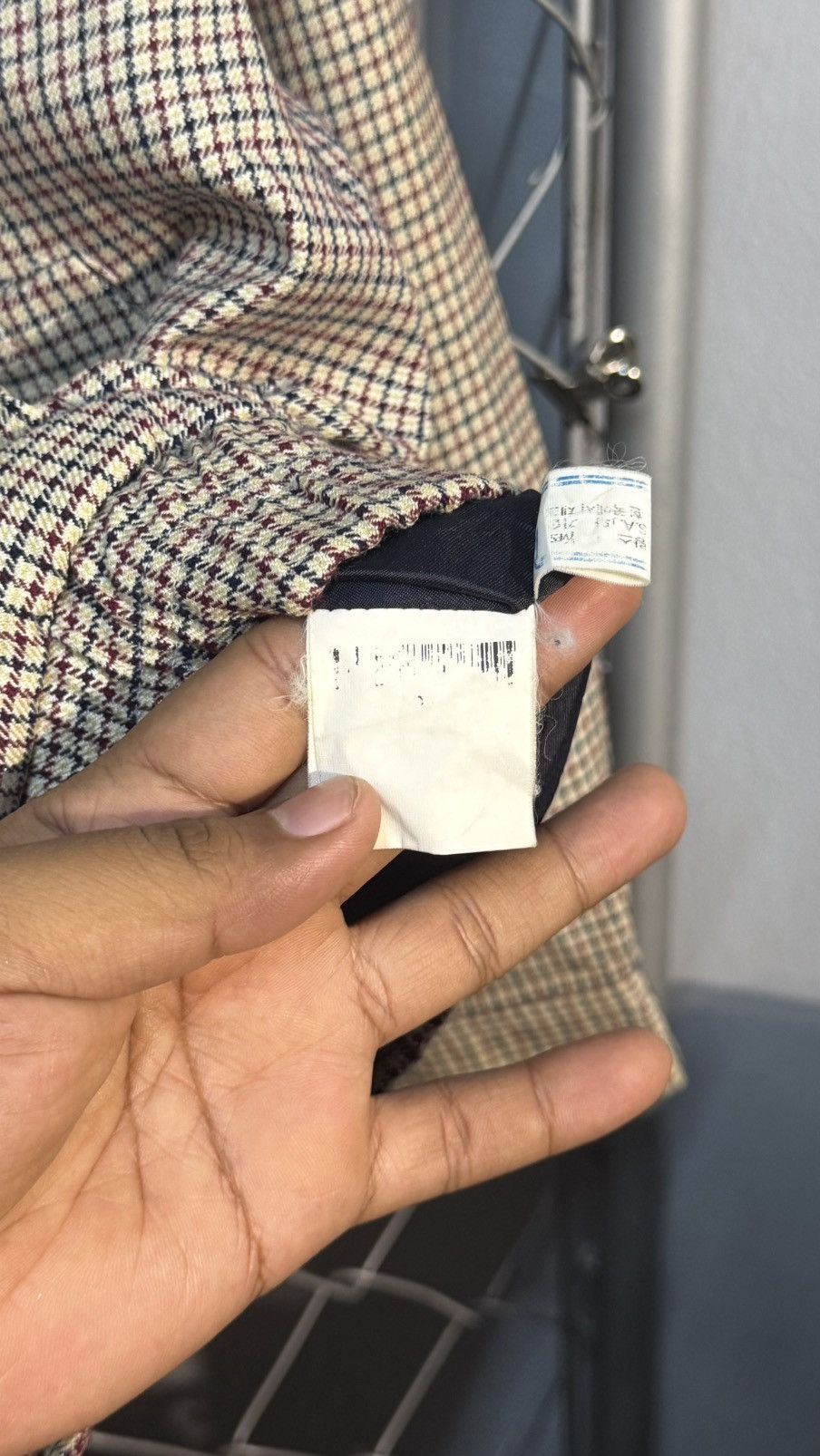 Yves Saint Laurent VINTAGE YVES SAINT LAURENT (YSL) JACKET CHECKERED PATTERN Size US M / EU 48-50 / 2 - 9 Thumbnail