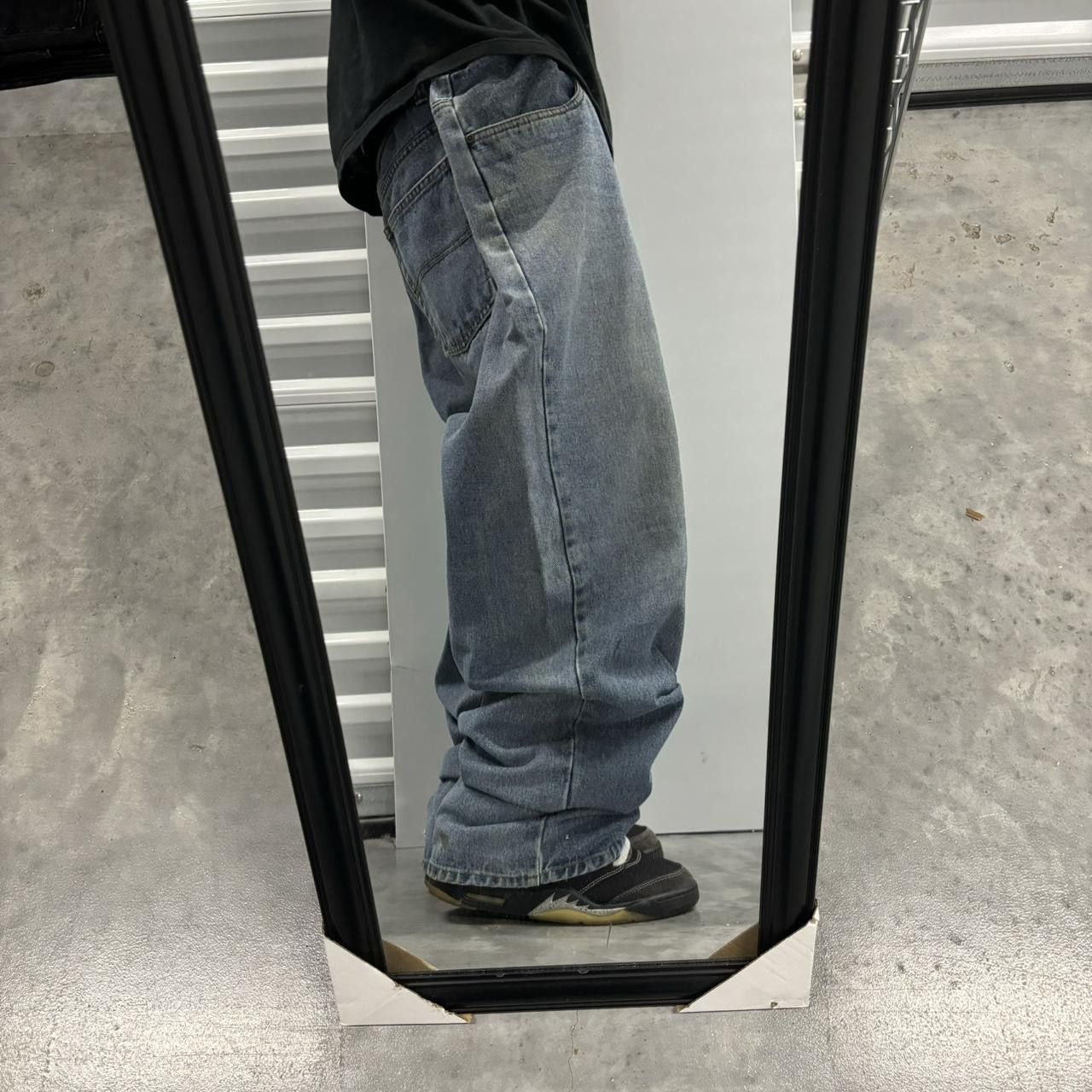 Japanese Brand × Vintage Crazy Vintage Y2K/2000s Baggy Medium Wash Skater Denim Jeans! Size US 42 / EU 58 - 2 Thumbnail