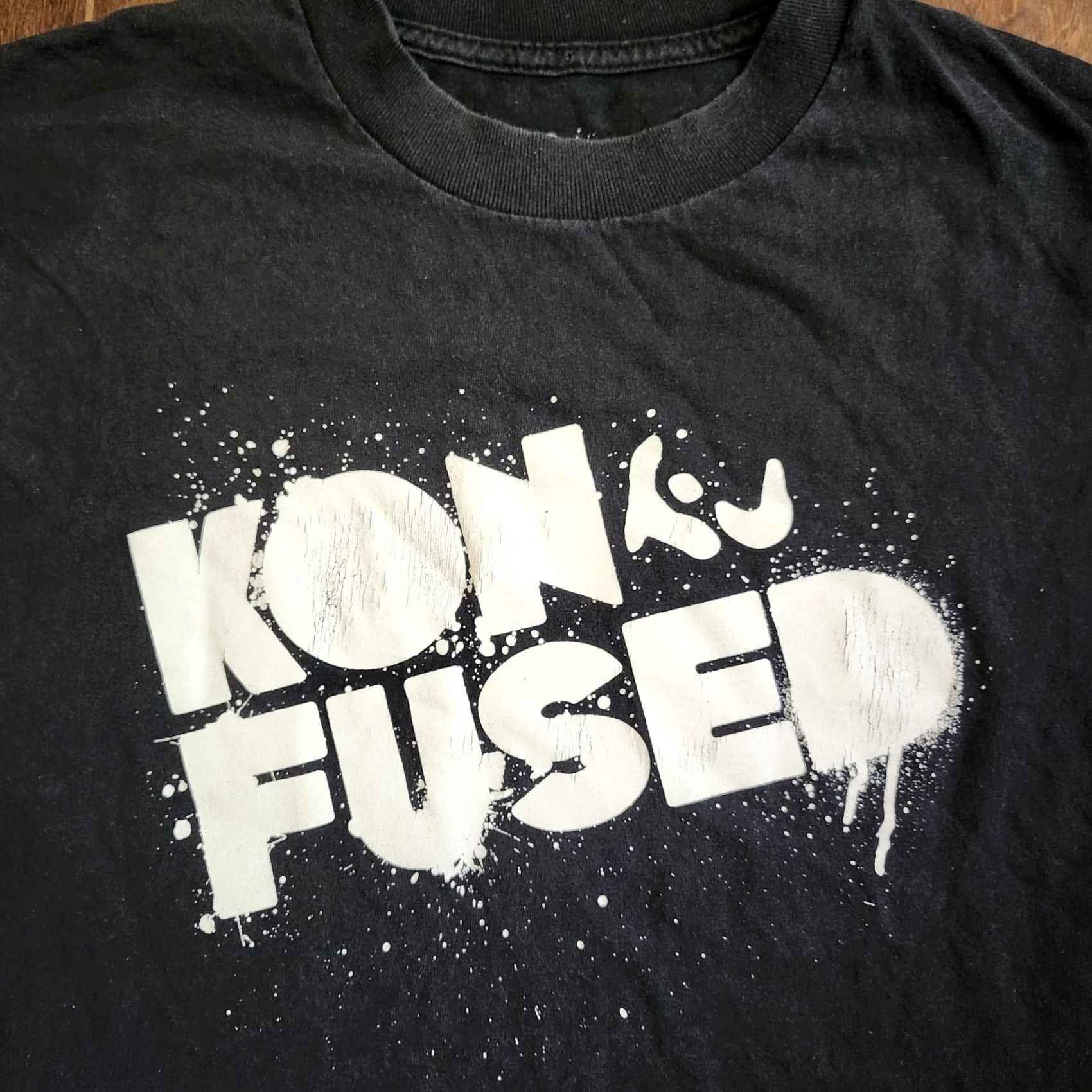 Logo 7 Konfused Mens Black White Logo Graphic Print T-shirt Size S Size US S / EU 44-46 / 1 - 4 Thumbnail