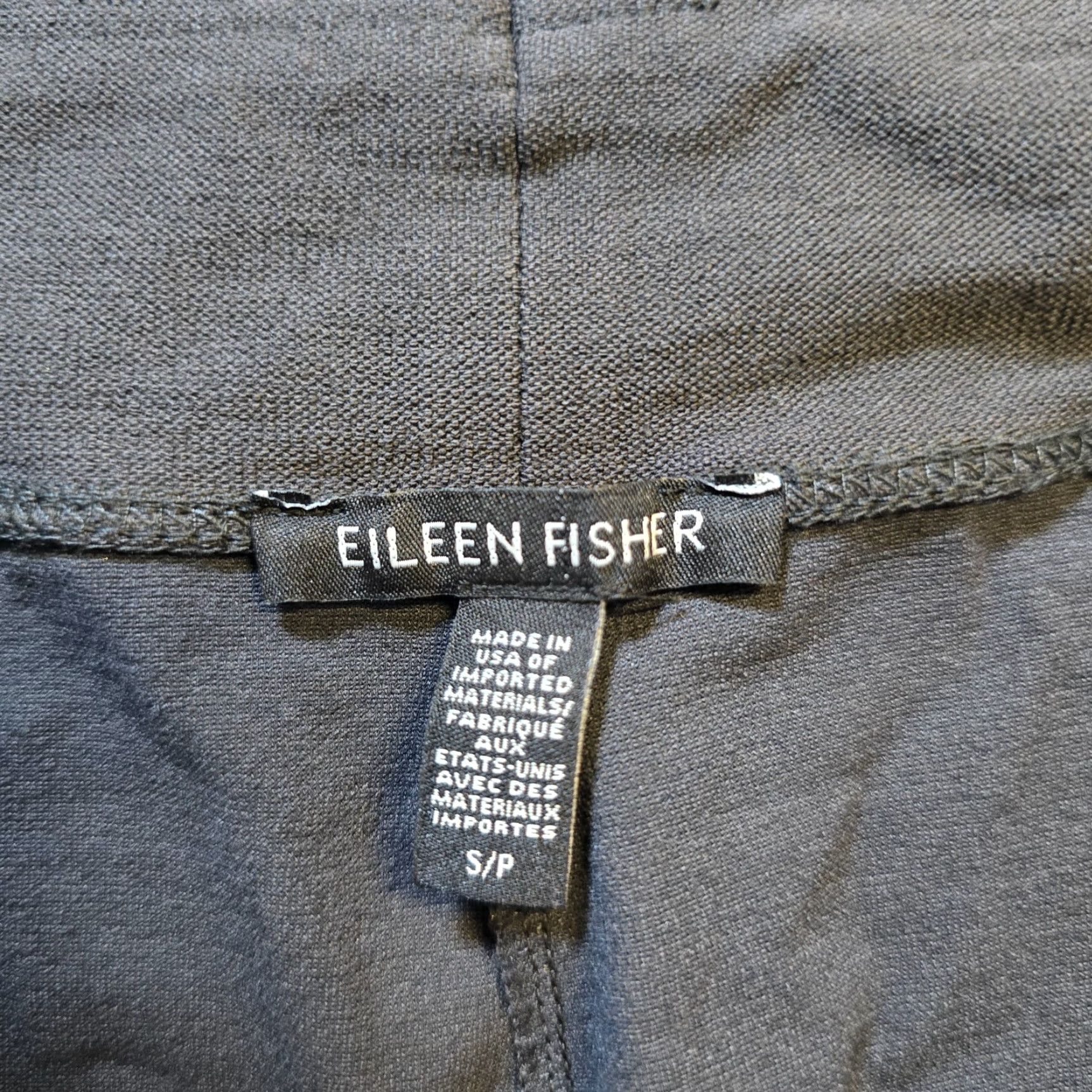 Eileen Fisher Eileen Fisher Pants Womens Small Gray Stretch Elastic Waist Straight Leg Career Size 28" / US 6 / IT 42 - 3 Thumbnail
