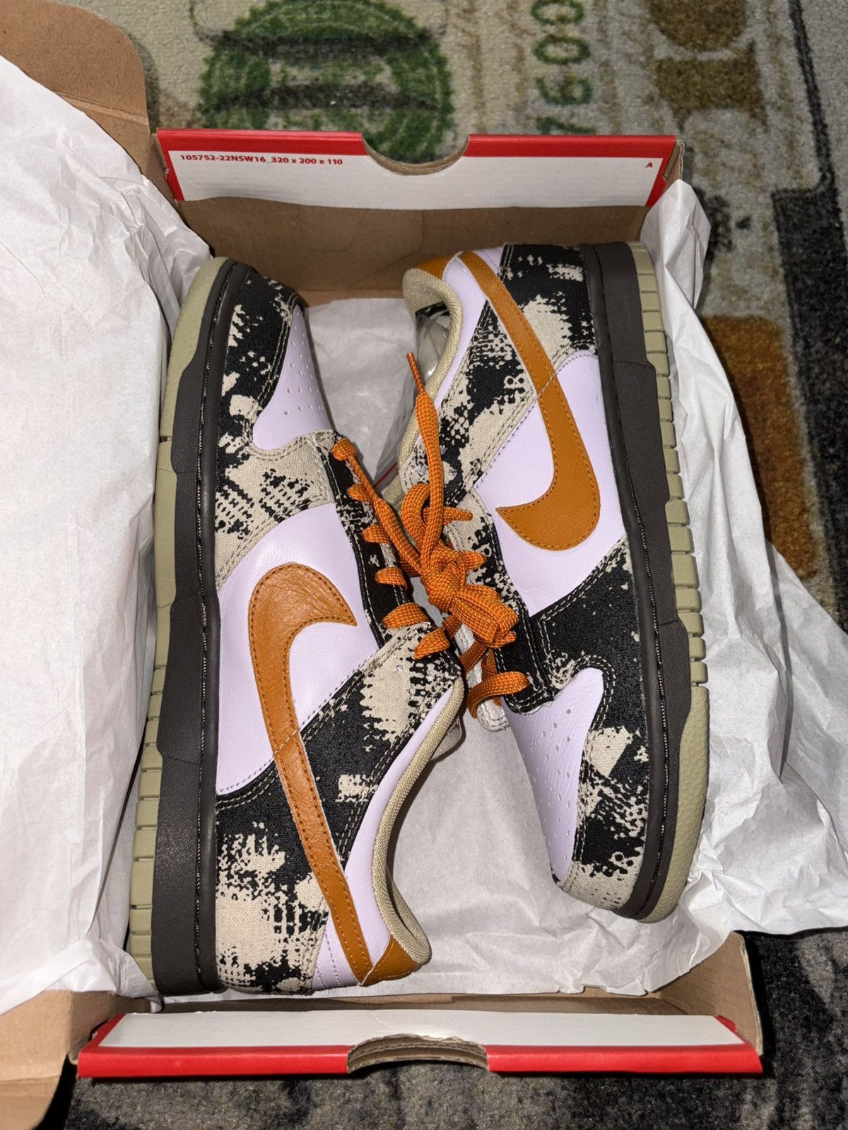 Nike Nike Dunk Low Retro LTD Punk Rock Digital Camo Size US 8 / EU 41 - 1 Thumbnail