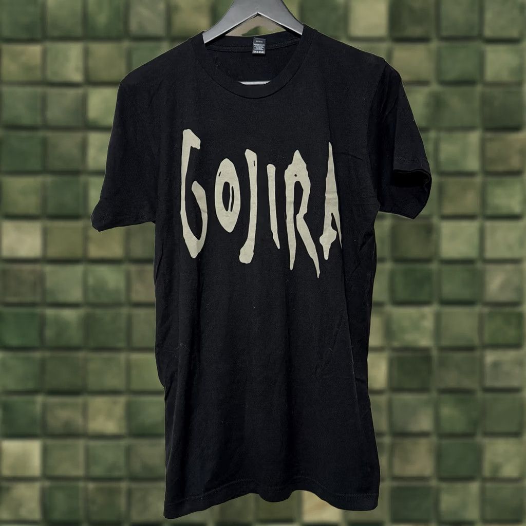 Tultex Gojira Band T Shirt Metal Logo Spellout Black Mens Medium Death Metal Tee Size US M / EU 48-50 / 2 - 1 Thumbnail