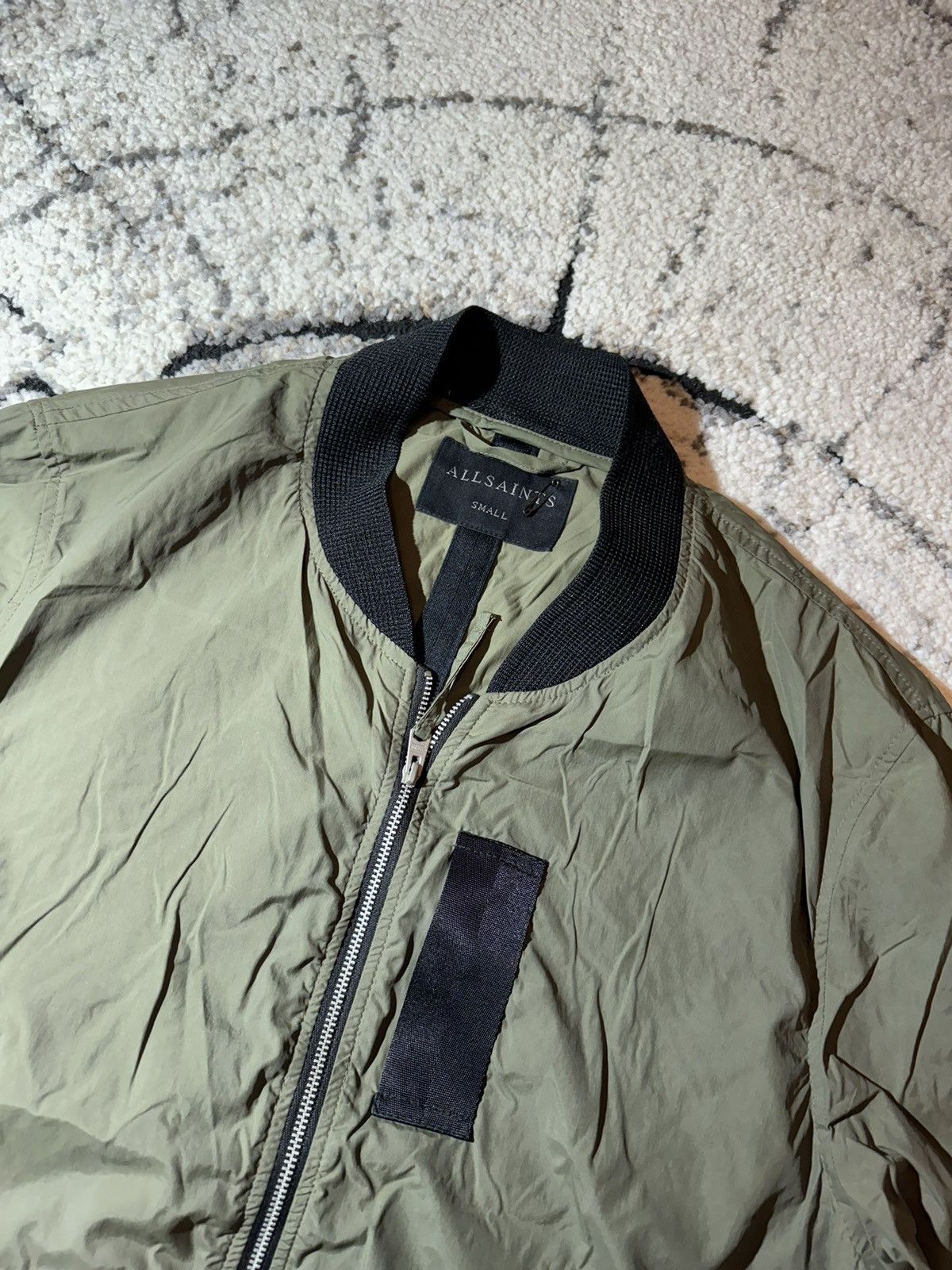 Allsaints Allsaints Sonne Bomber Nylon Men’s MJ017Q Light Jacket S sz Size US S / EU 44-46 / 1 - 6 Thumbnail