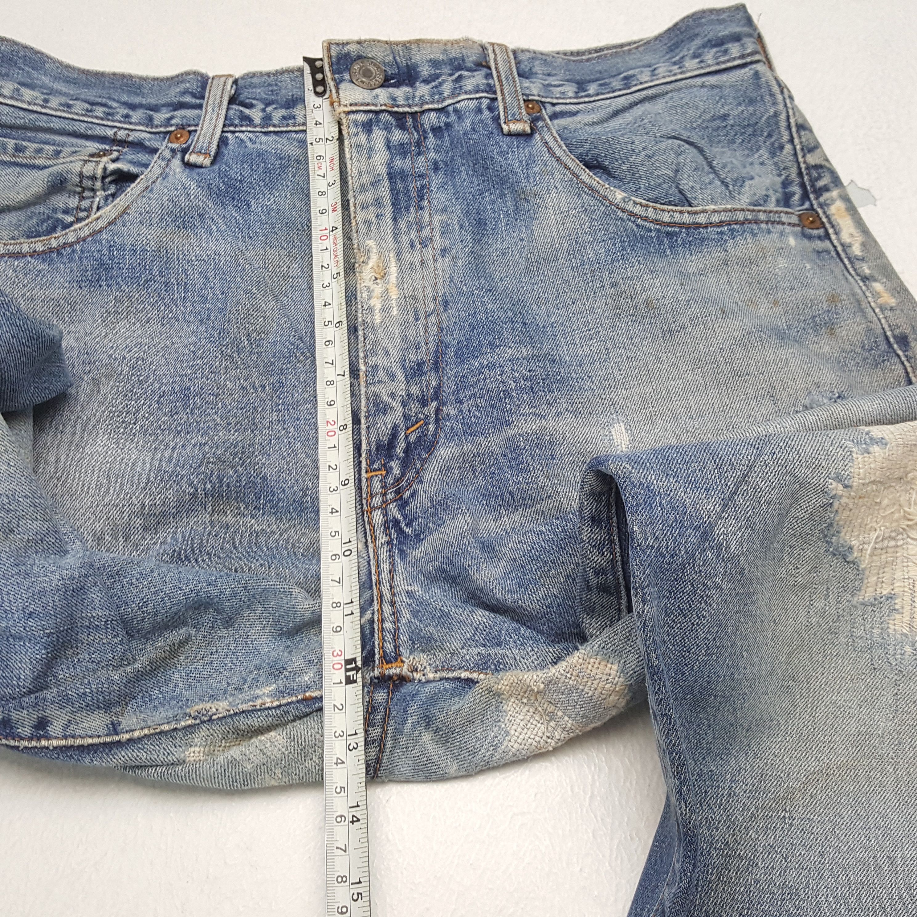 Levi's × Vintage LEVI'S Streetwear Style Distressed Jeans Size US 31 - 8 Thumbnail