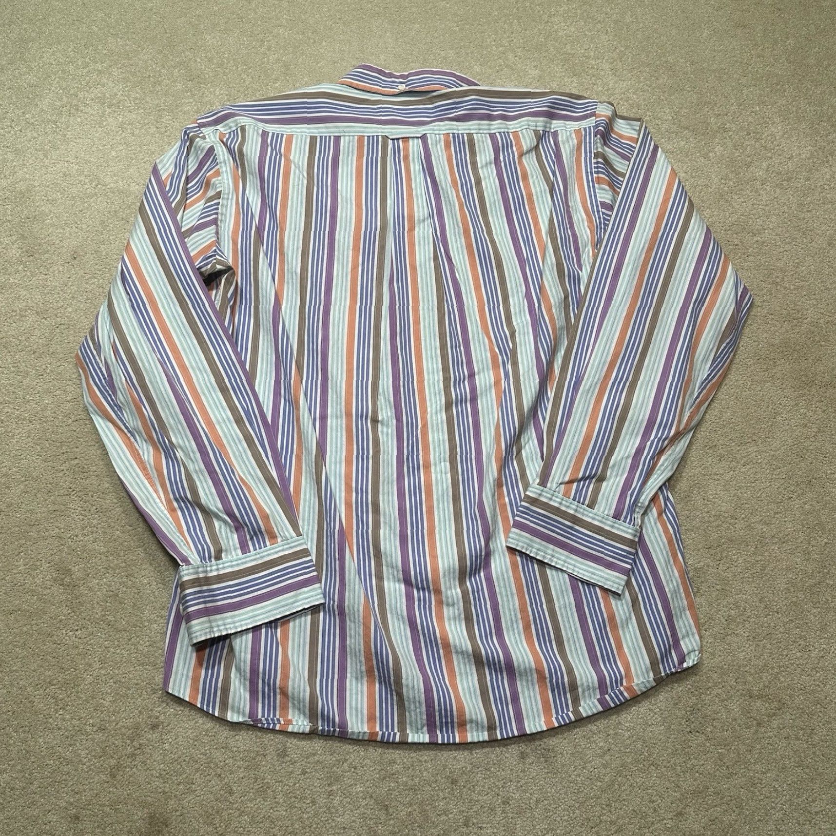 Faconnable Façonnable Button-Up Shirt Mens Large Colorful Striped Classique Shirt Size US L / EU 52-54 / 3 - 3 Thumbnail