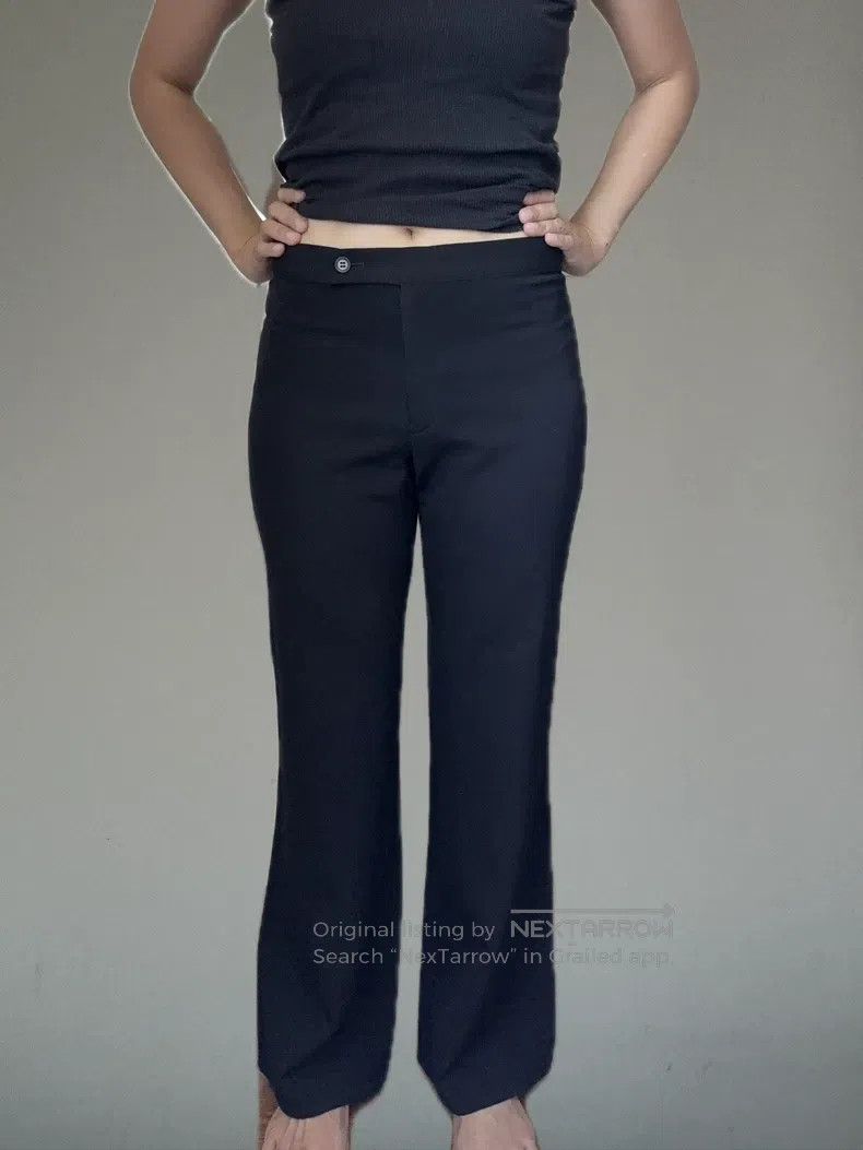 Yohji Yamamoto YOHJI YAMAMOTO size M Wool Flare Leg Pants Size US 27 - 4 Thumbnail
