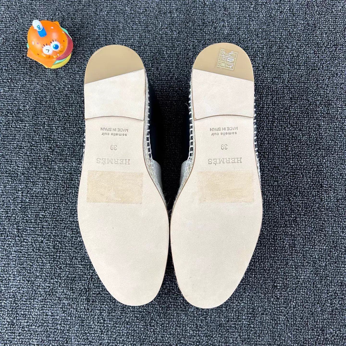 Hermes Hermes color-blocked straw-soled fisherman shoes 39 Size US 8.5 / IT 38.5 - 7 Thumbnail