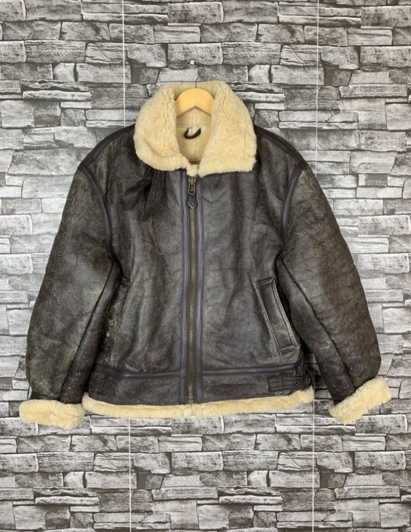 Vintage Vintage B-3 Sherpa Bomber Jacket | Grailed