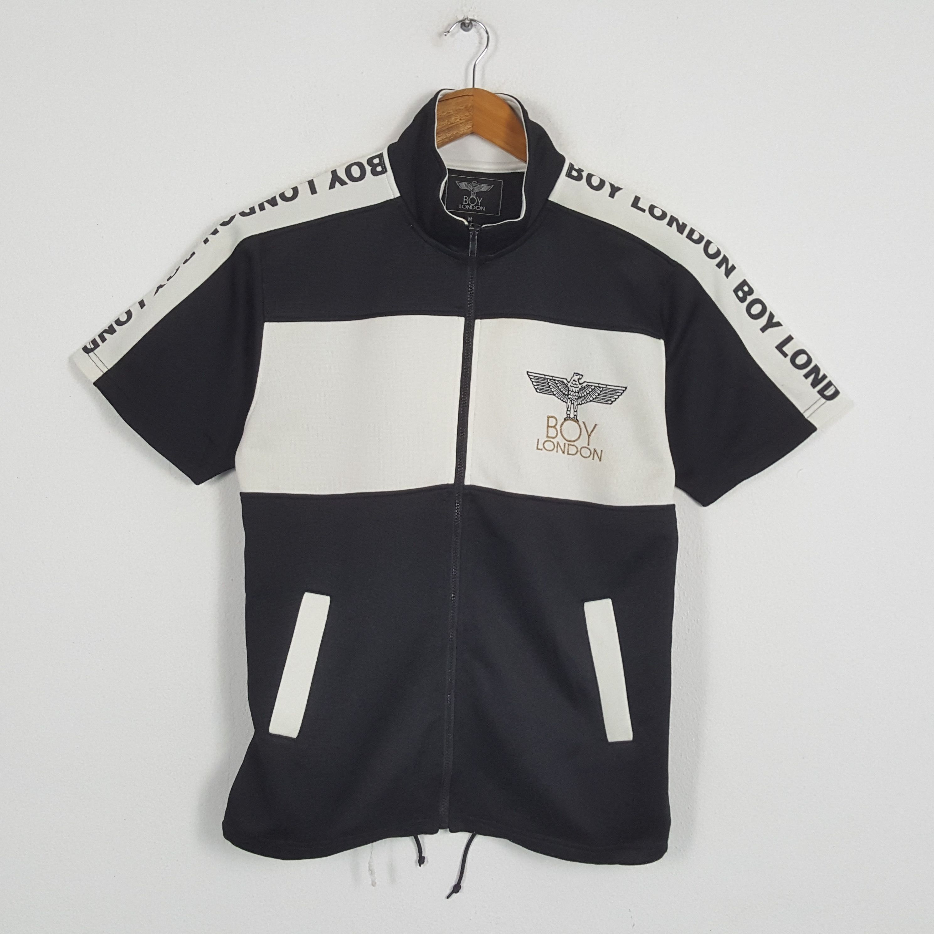 Boy London × Vintage Vintage BOY LONDON Streetwear Skateboard Zipper T-Shirts Size US M / EU 48-50 / 2 - 1 Thumbnail