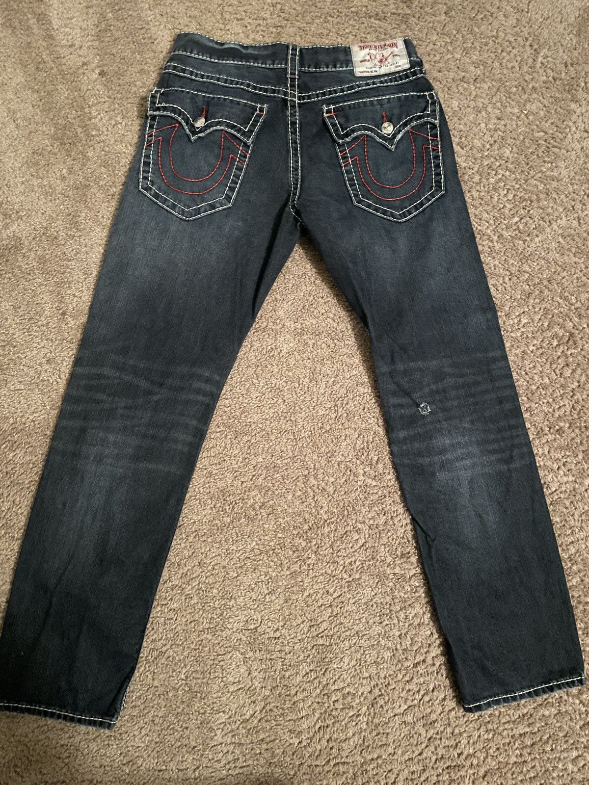True Religion × Vintage True Religion Jeans Size US 34 / EU 50 - 5 Thumbnail