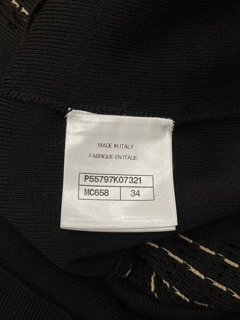 Chanel chanel Black striped dress Size XXS / US 00 / IT 34 - 5 Thumbnail