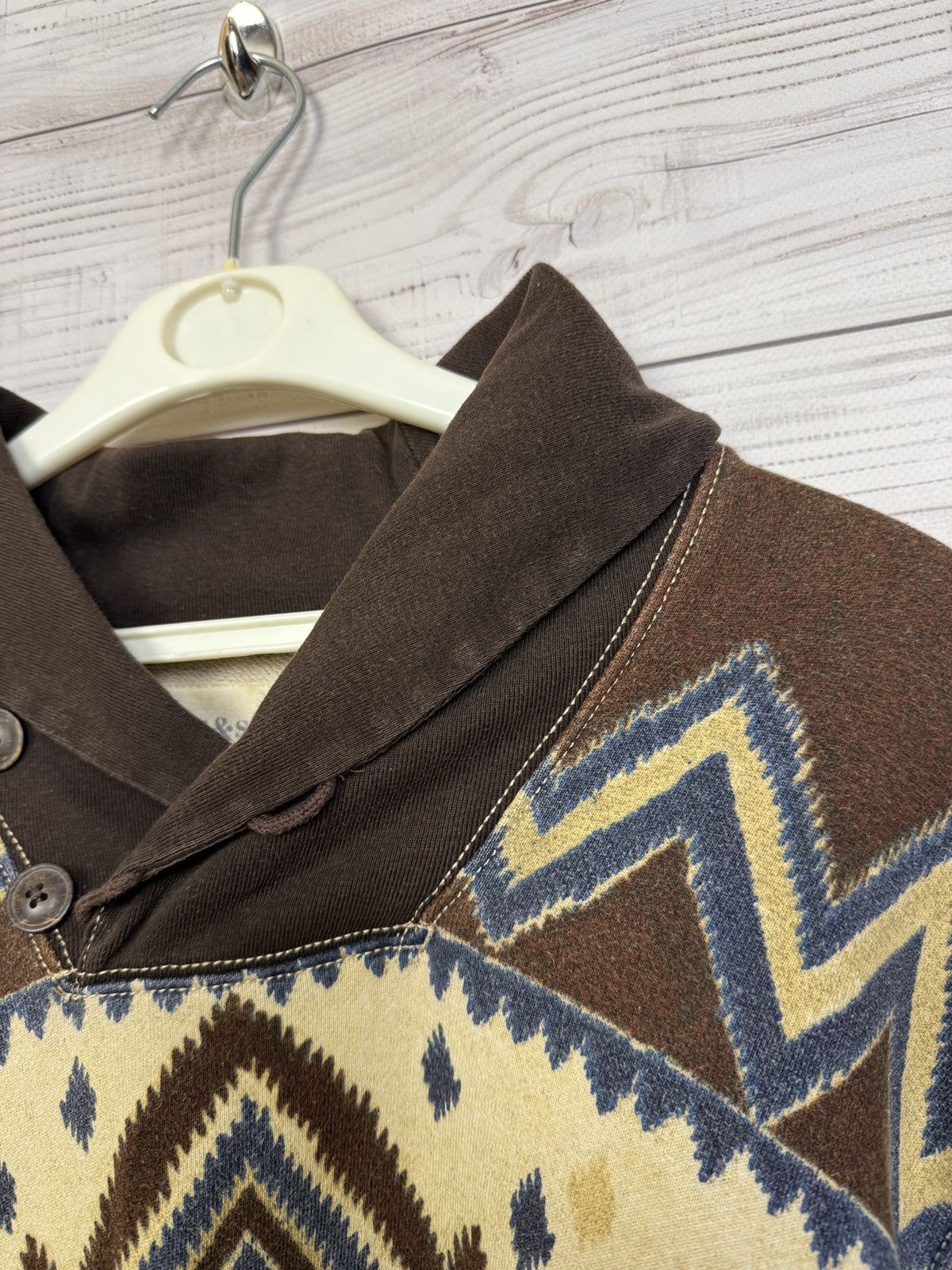 Denim & Supply Ralph Lauren Denim & Supply Ralph Lauren Western Sweatshirt 00s Y2K Size US L / EU 52-54 / 3 - 14 Thumbnail