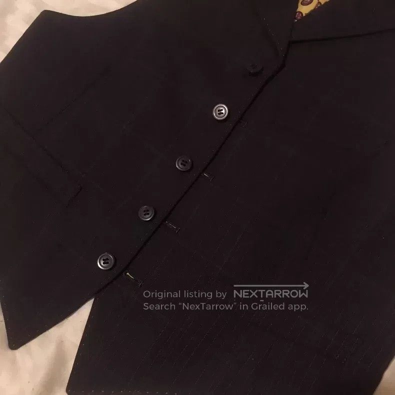 Comme des Garcons Comme Des Garcons Slim Fit Blazer Vest, S Size Size S / US 4 / IT 40 - 4 Thumbnail