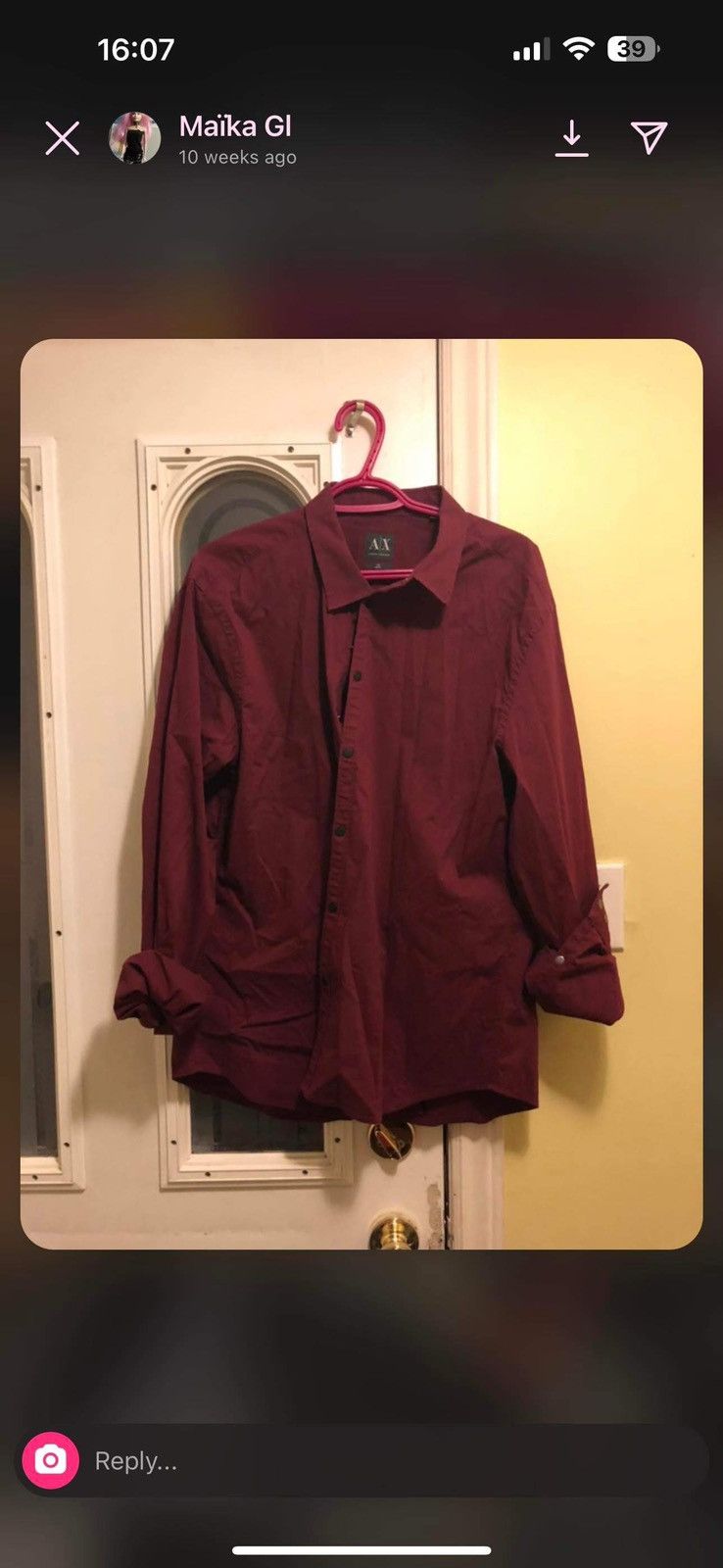 Armani Exchange × Vintage Vintage Armani Exchange shirt Size US M / EU 48-50 / 2 - 1 Preview