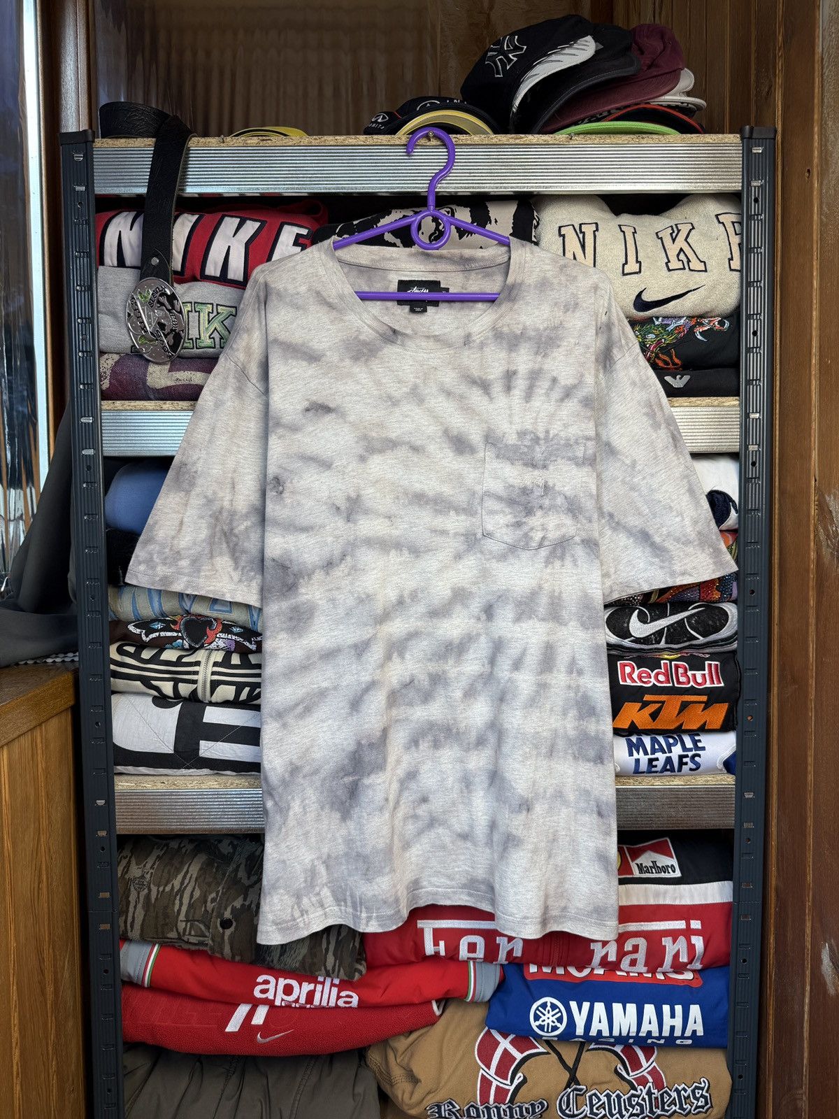 Stussy Stussy Vintage Trashed Big Logo tee Custom Size US XL / EU 56 / 4 - 1 Thumbnail